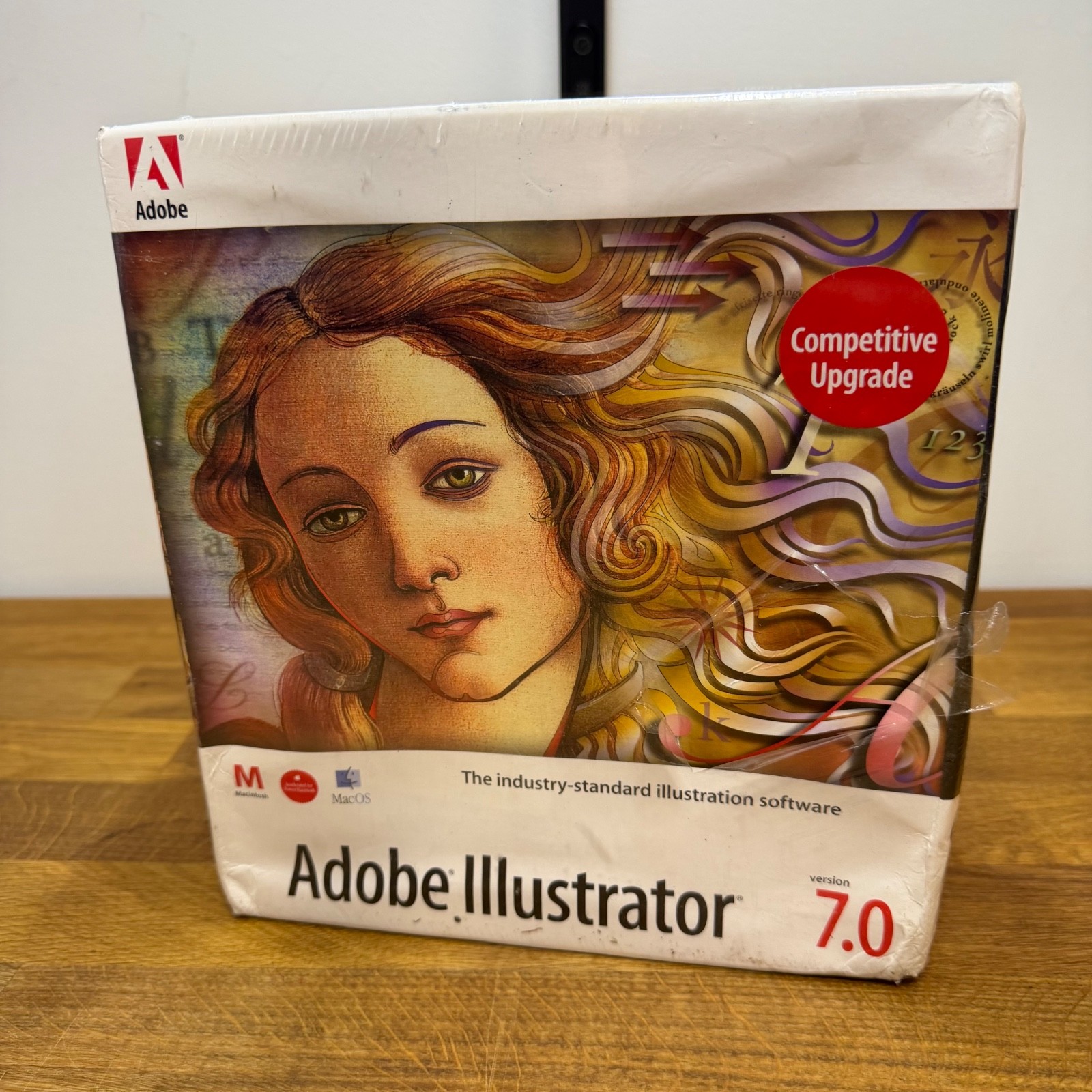 Adobe Illustrator 7.0 (Mac OS) Vintage SEALED Box Damage