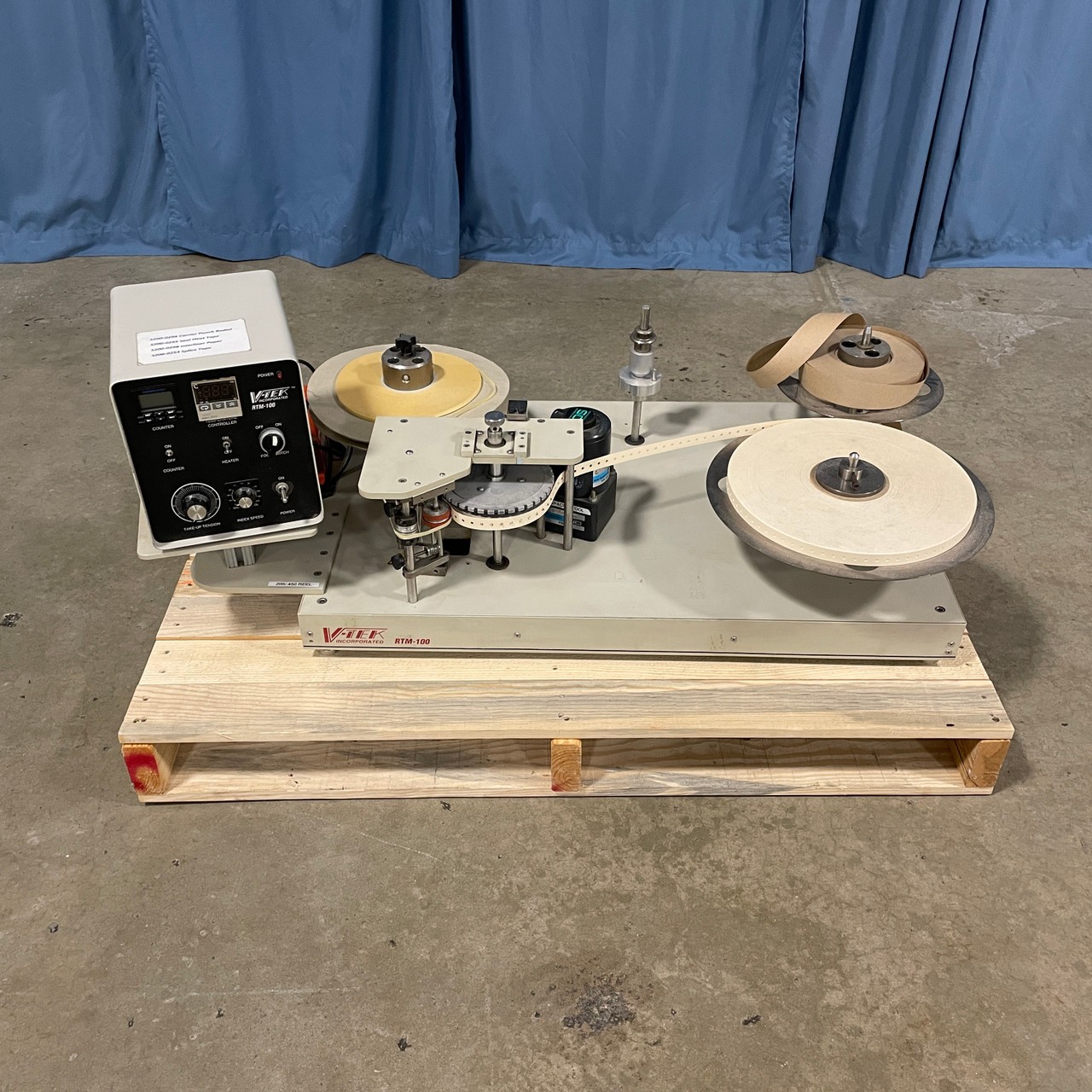 V-Tek RTM-100 Tape & Reel Machine (230828)