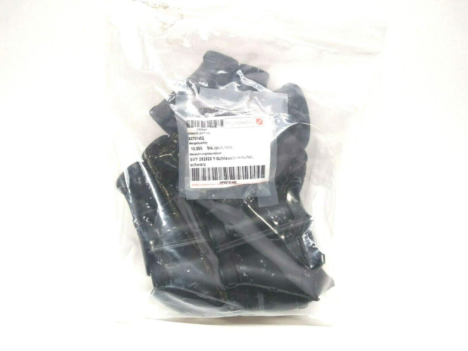 Murrplastik 83701452 SVY 282828 Y Shaped Conduit Distributor 10 PCS, BLK