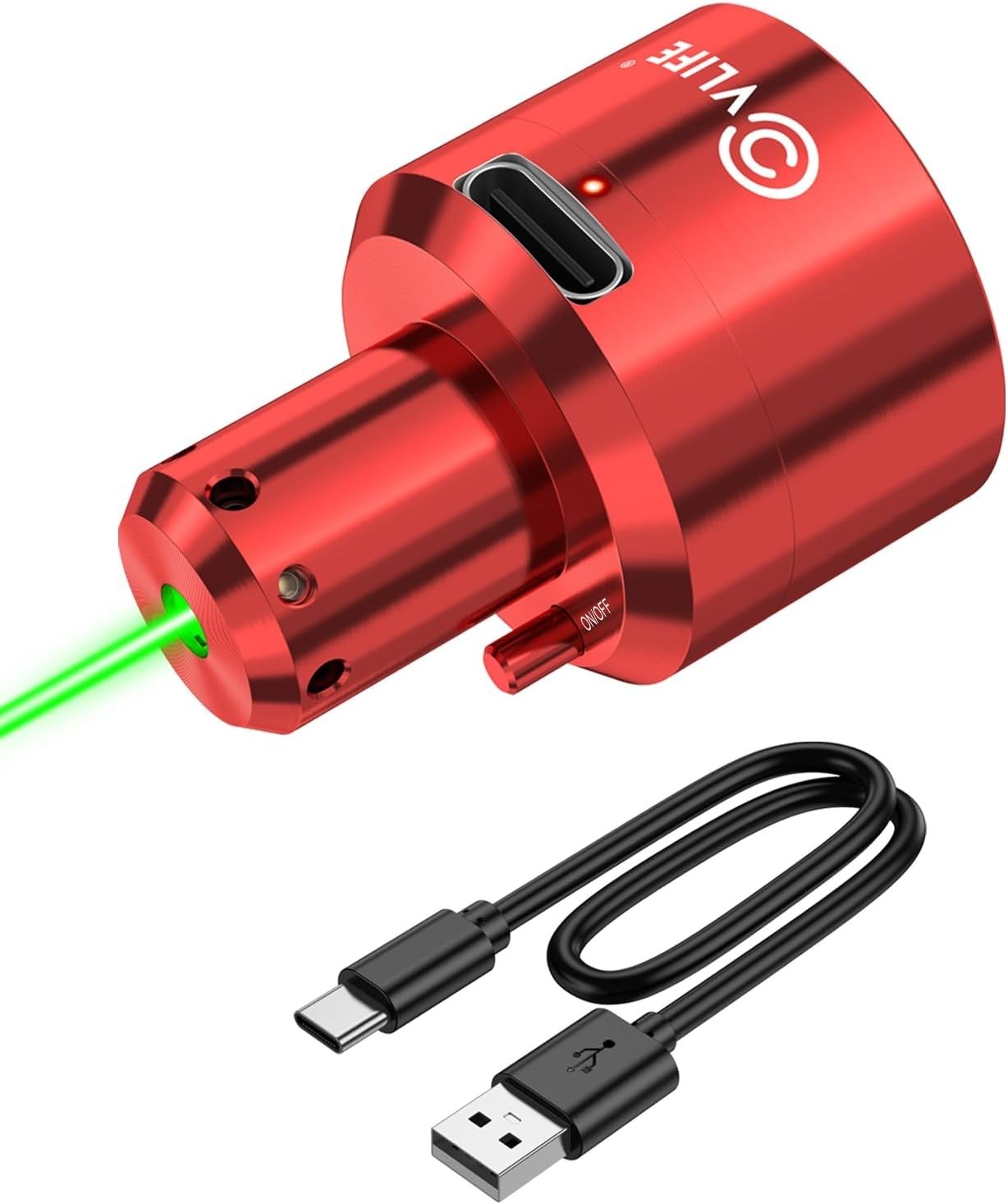 CVLIFE Rechargeable Green/Red Laser Bore Sight Magnetic Bore Sight Laser for ...