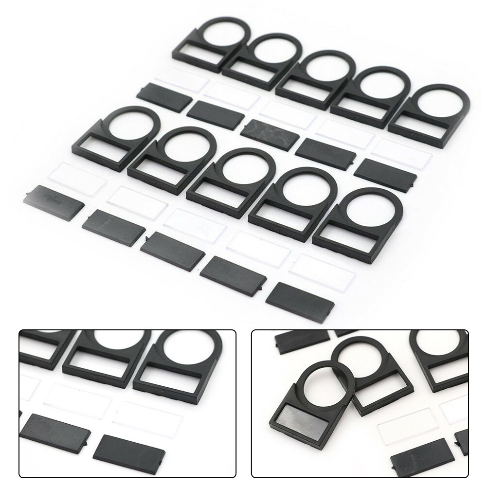 Keep Your Switches Classified with 10pcs 22mm Push Button Switch Panel Labels