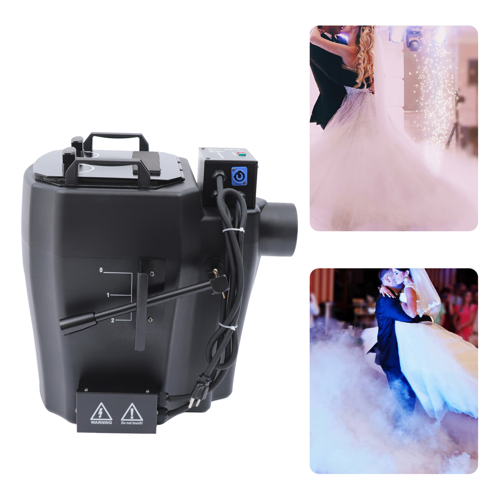 6000W Dry Ice Fog Machine Low Lying Smoke Machine Stage Effect For Wedding Party