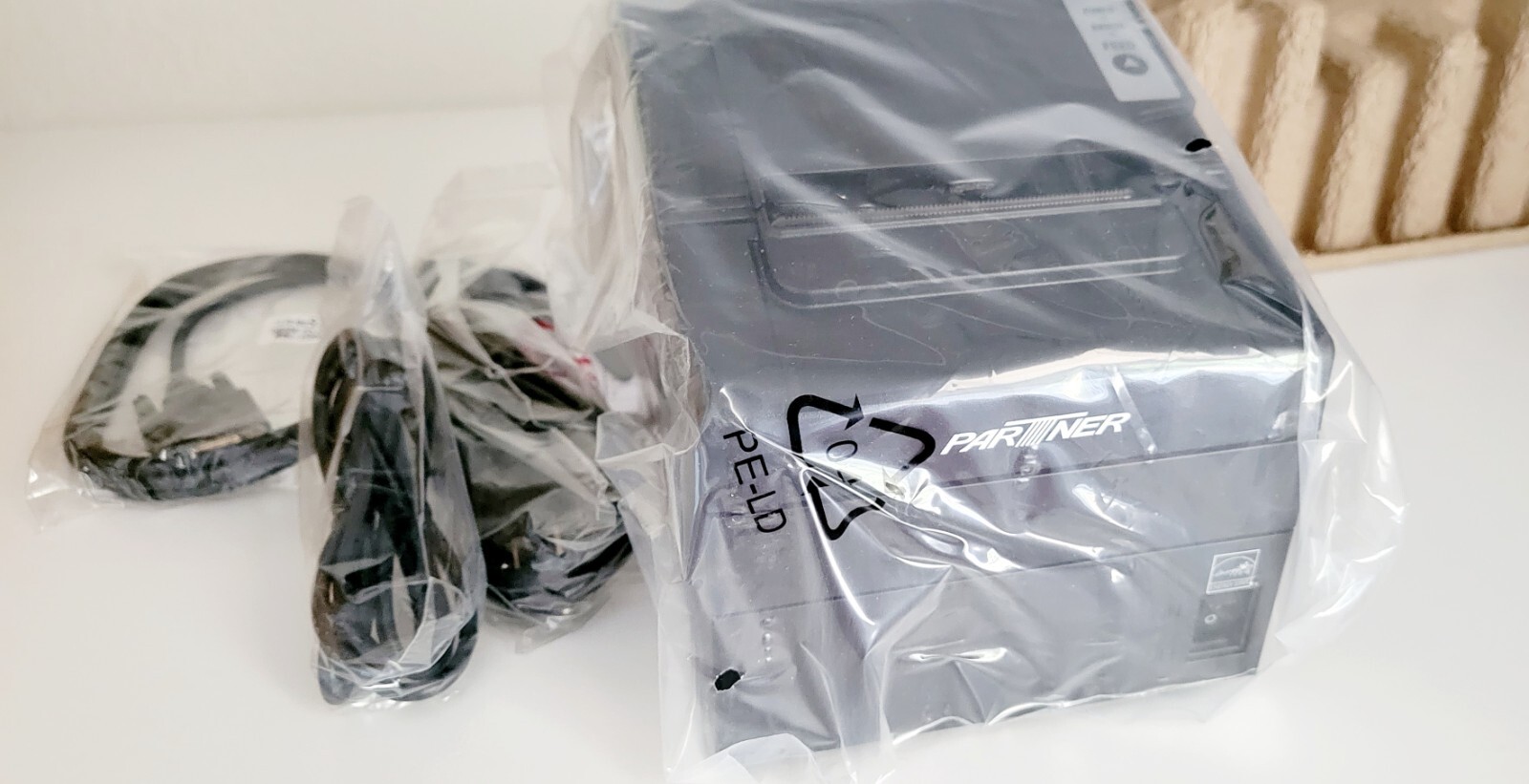 Restaurant Thermal Receipt Printer PARTNER RP-630 Cables & Power Supply - NEW