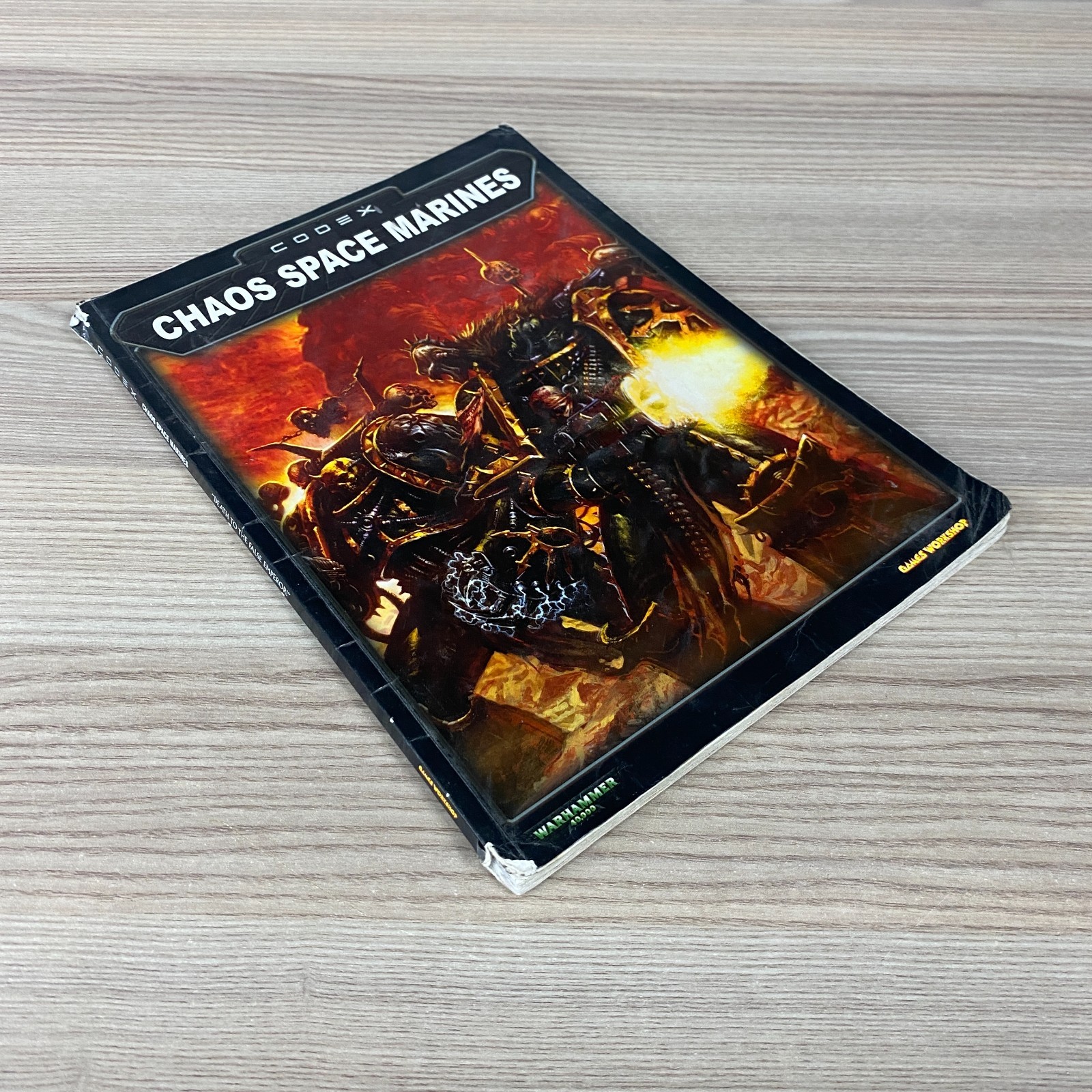 WARHAMMER 40K 40,000 CODEX CHAOS SPACE MARINES 2002 3RD EDITION ARMY BOOK