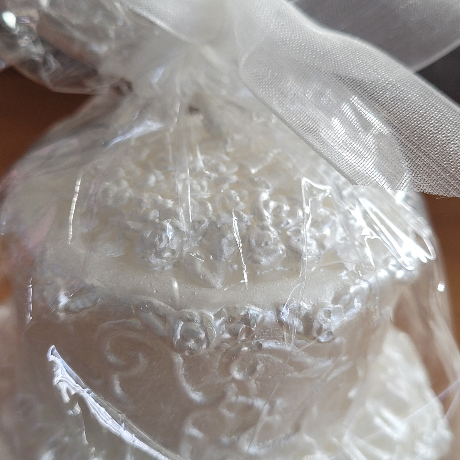 Wedding Cake Candle White Round Cake 3 Tier 3.5"H x 3.75" Base