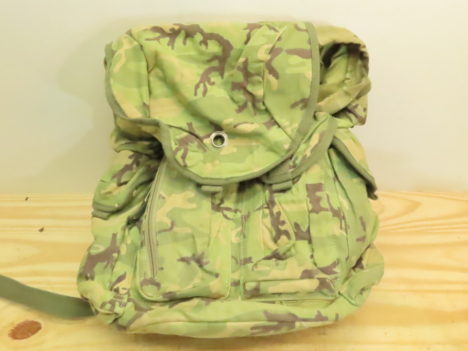 Military Style Camouflage Terrain Pattern Short Back Rucksack Backpack