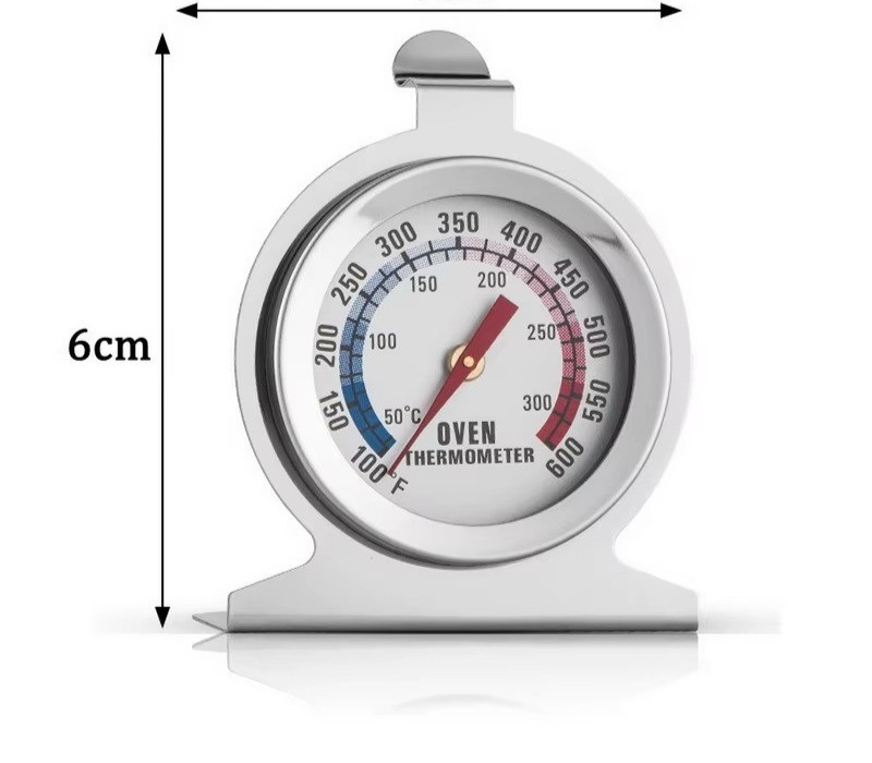 Oven Thermometer Stainless Steel Classic Stand Up Food Meat Temperature Gauge5-1