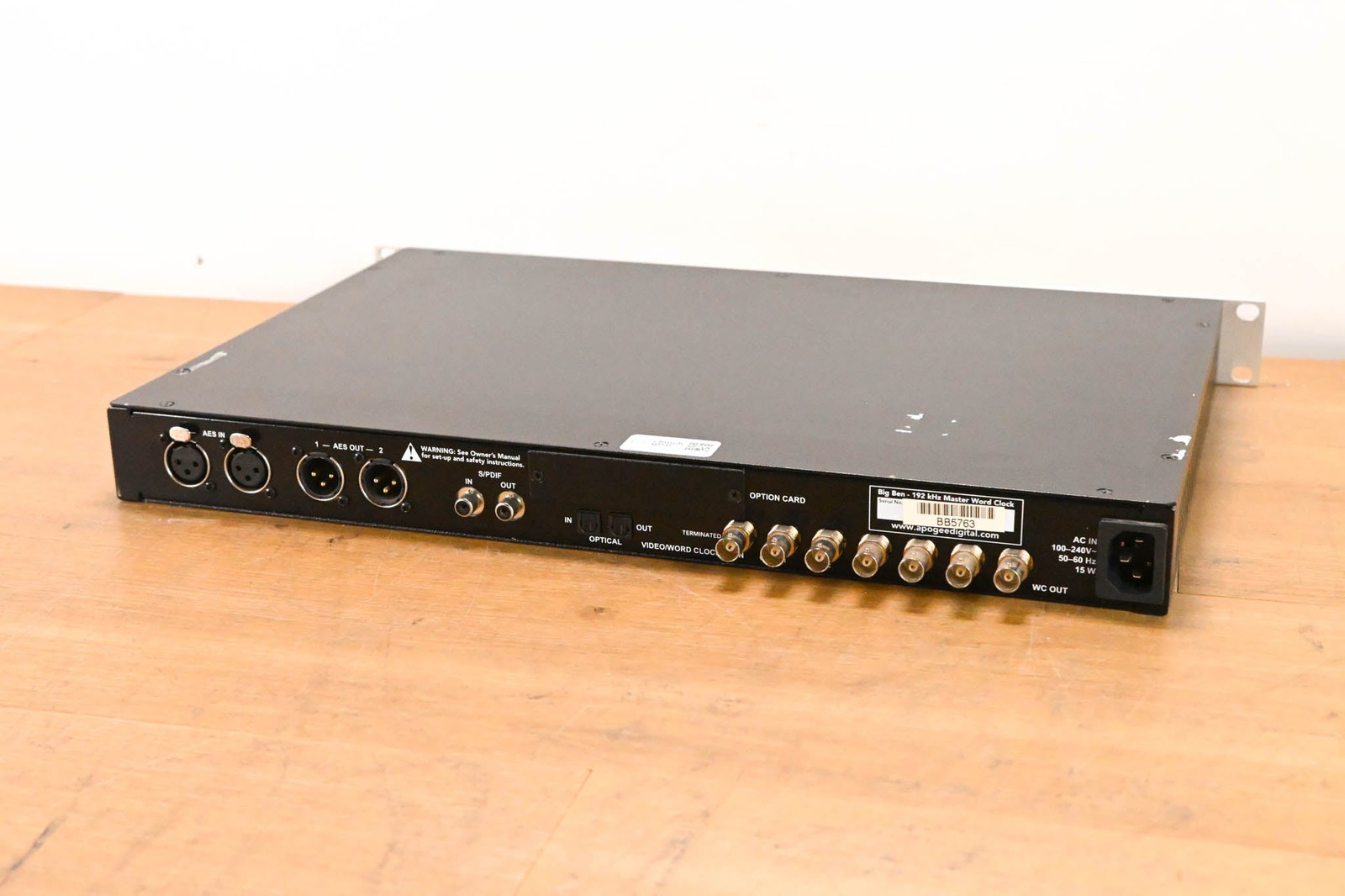 Apogee Big Ben C777 192k Master Digital Clock CG01SKX