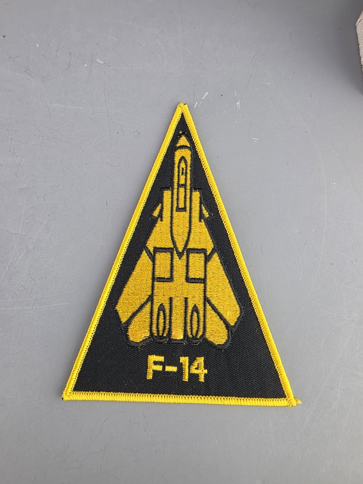 Original US NAVY F-14 TOMCAT Sew-On Iron-On Patch 6" NEW