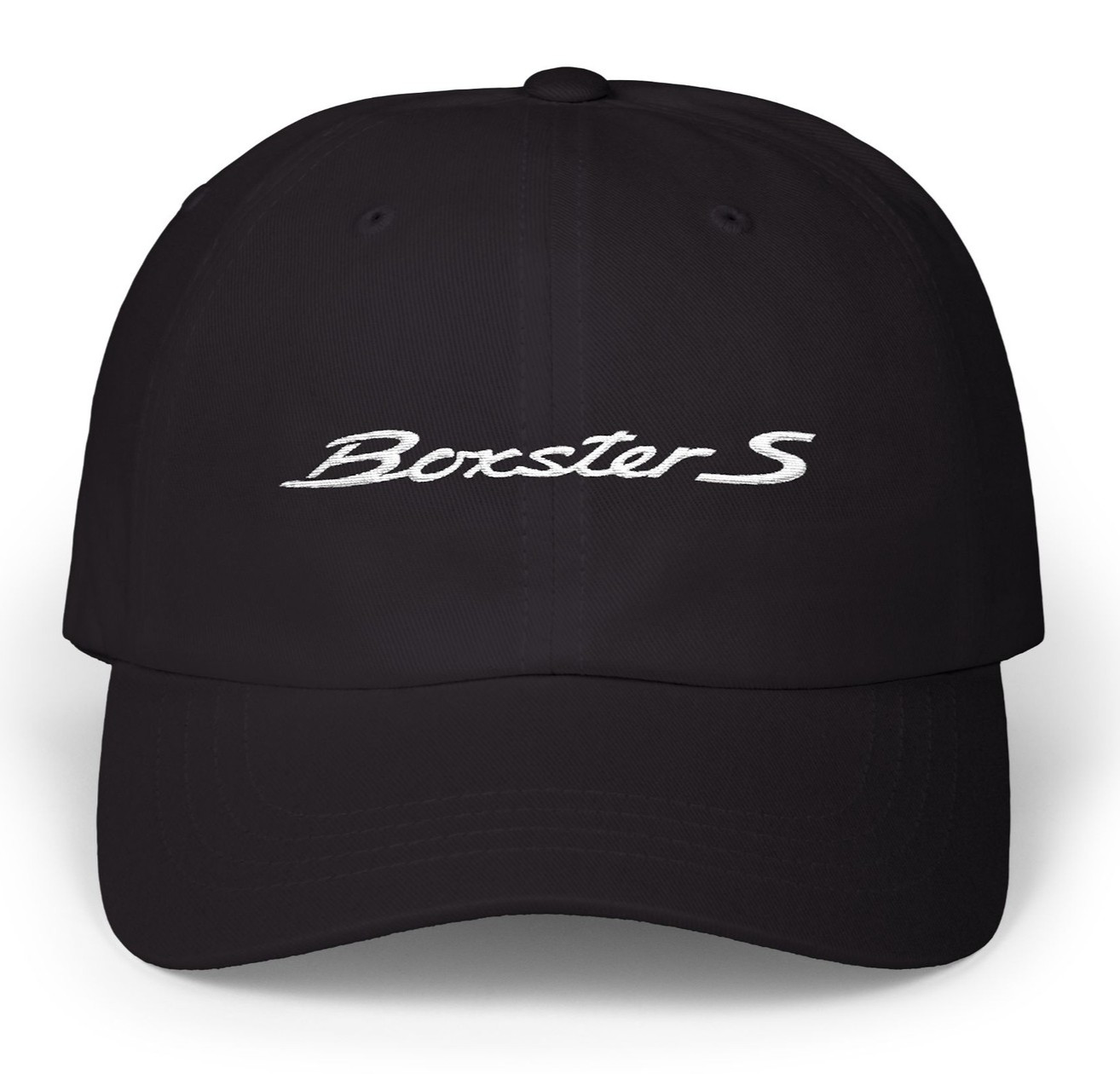 Porsche Boxster S Embroidered Emblem Script on Dad Hat / Cap 986 987 981 982