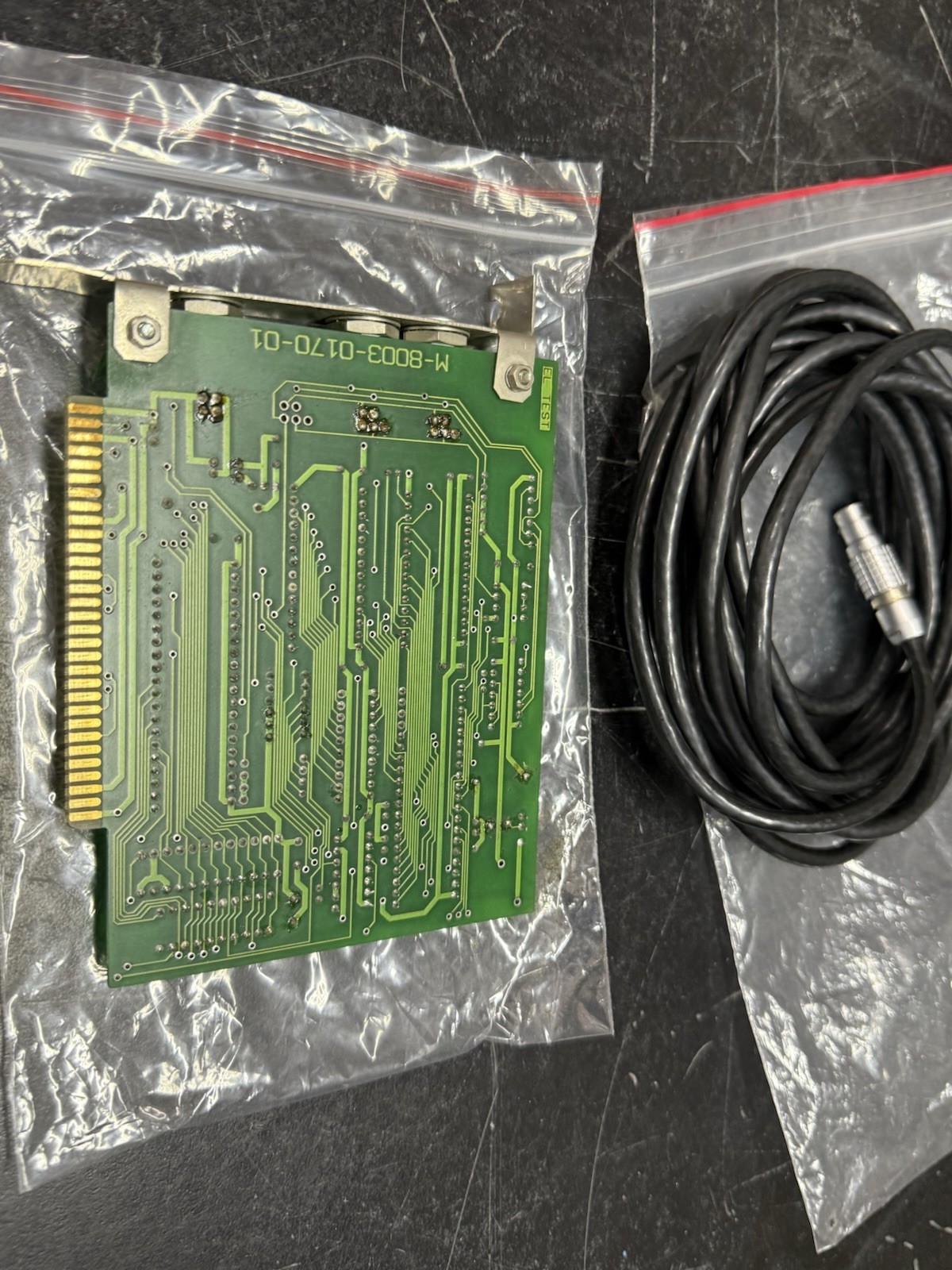 Renishaw PC10 Probe Interface ISA Card w/ LEMO Cable Untested As-Is