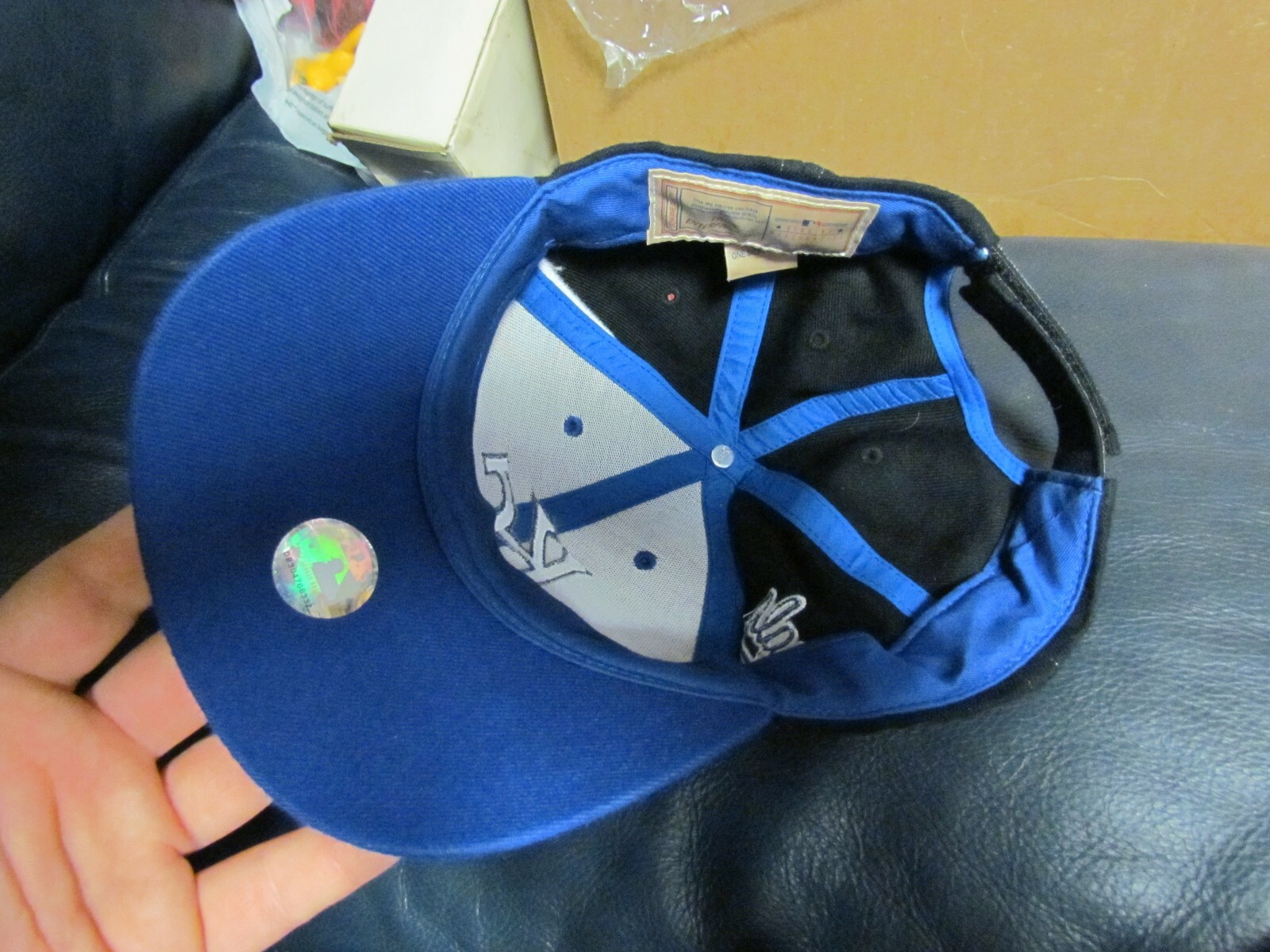 Kansas City Royals Team Signed Baseball Hat 2