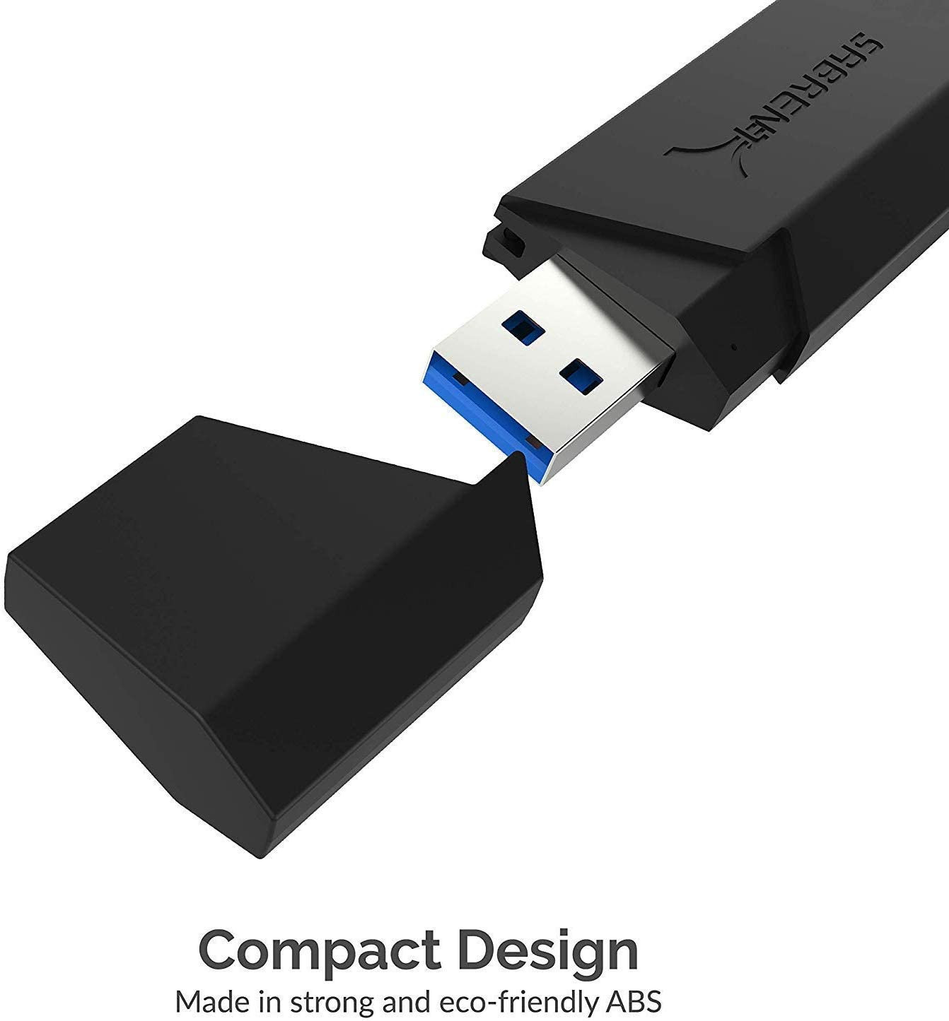Lightning-Fast 2 Slot USB 3.0 Card Reader for All Your Devices!