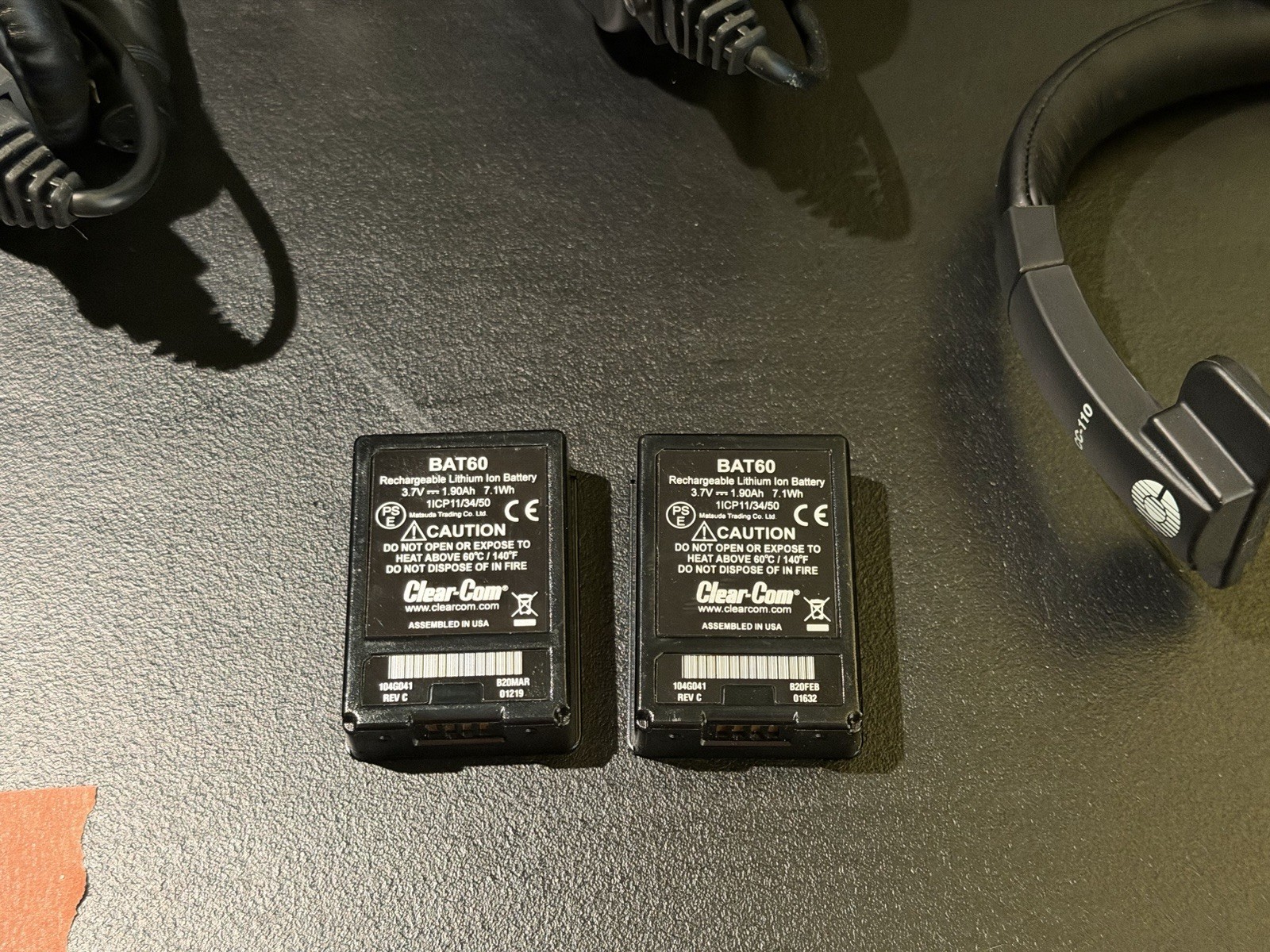 X5 Lot CLEARCOM CC-110-X5