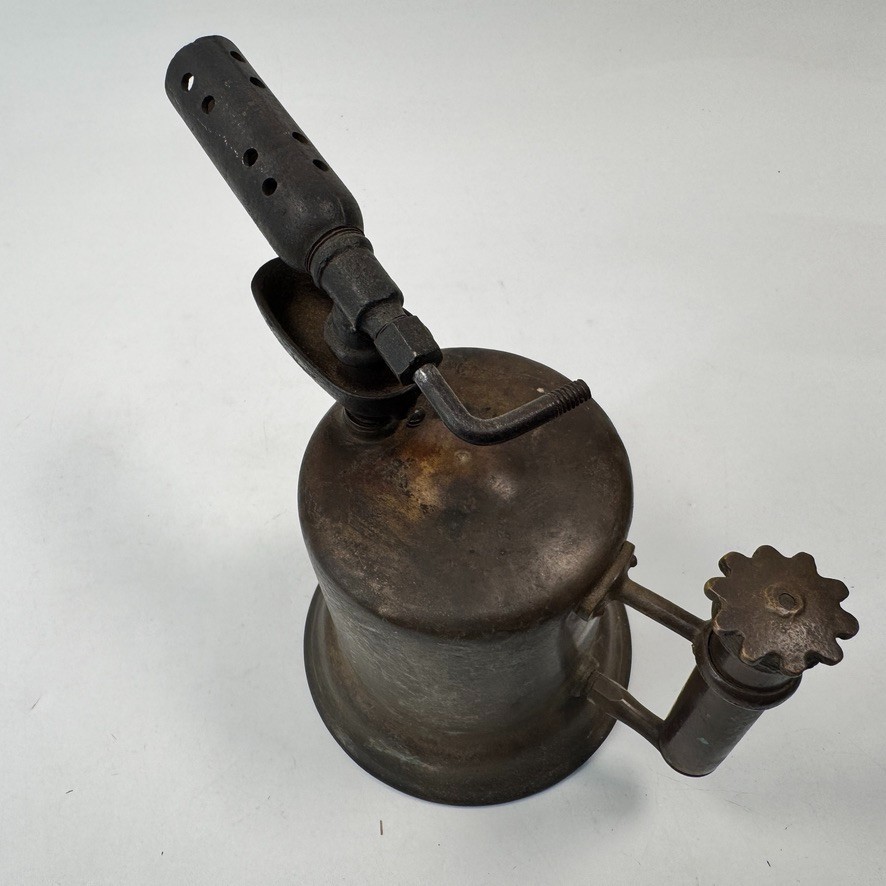 Vintage Blow Torch Plumbers Soldering Brass Tool