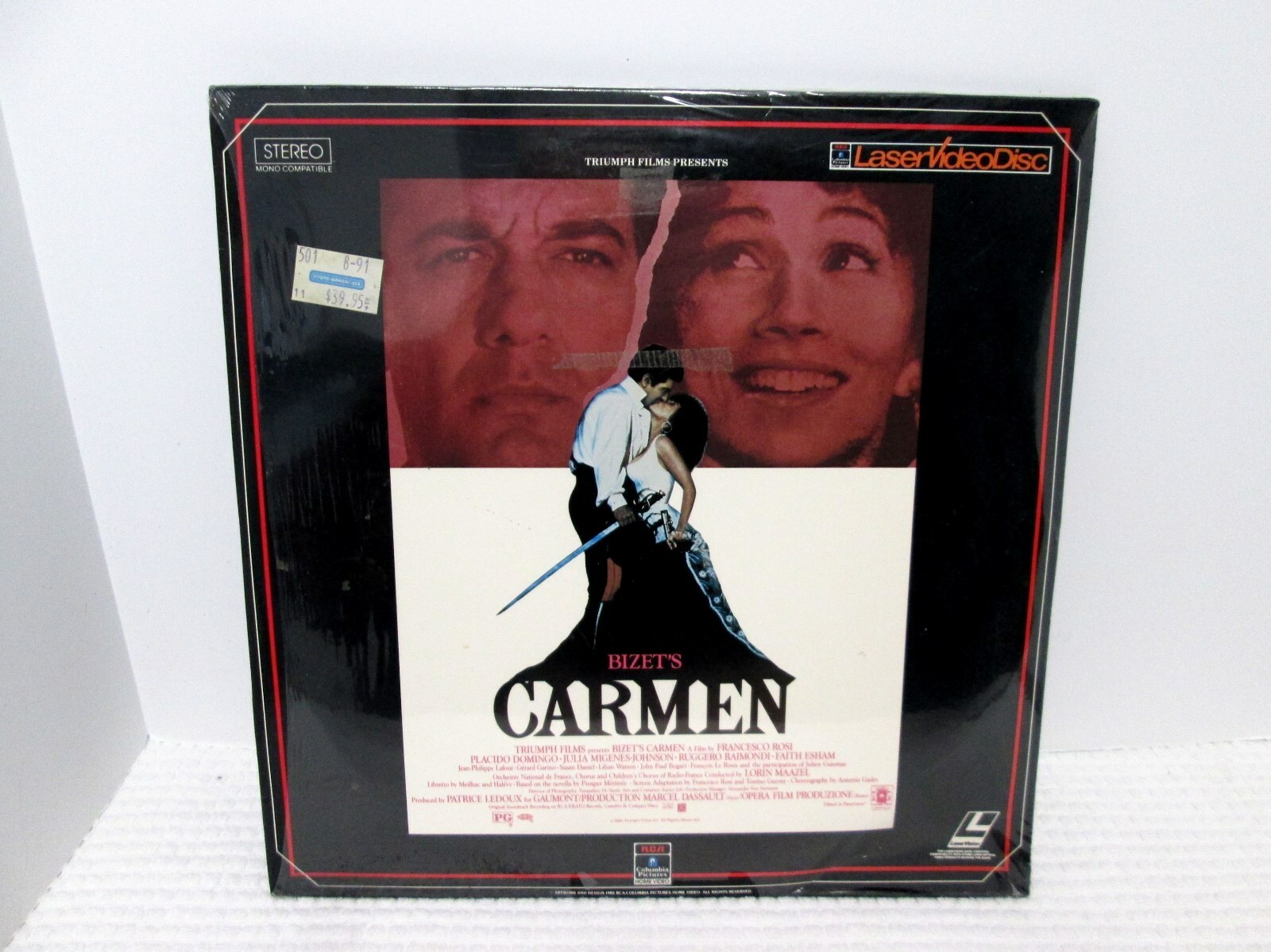Bizet's Carmen: Laserdisc EP 1985 New Placido Domingo