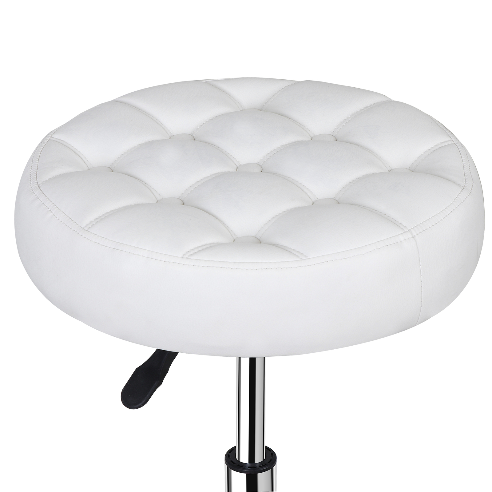 Vanity Stool 360° Swivel Makeup Stool Adjustable Ottoman for Bedroom Bathroom