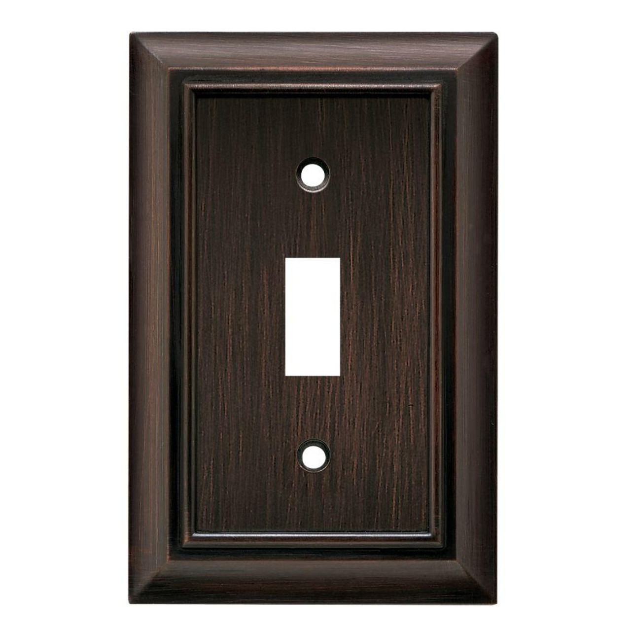 (5 Pack) Architectural Single Switch Wall Plate Venetian Bronze