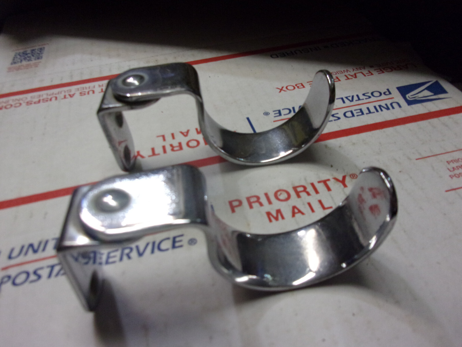 Perko MARINE OUTRIGGER LAY DOWN HOOK chrome bronze matched pair