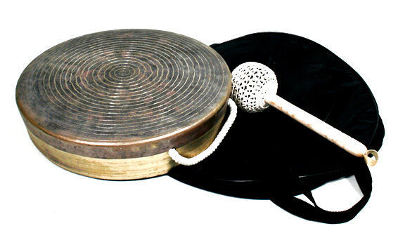 GONG CYMBAL KOREAN INSTRUMENT "JING" ETHNIC CYMBAL 15 1/3"(39cm)