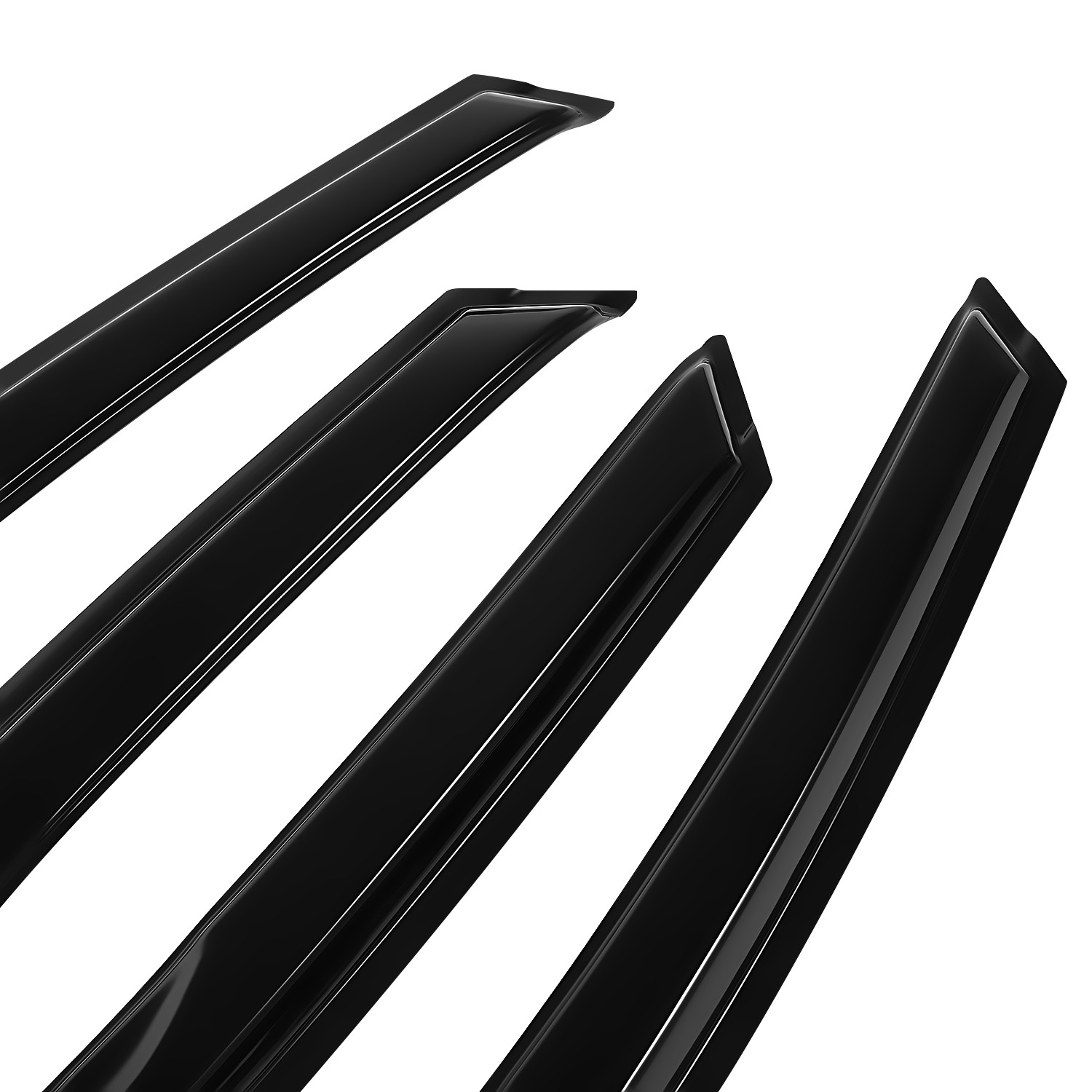 For Ford Fusion 2013-2020 Tape-on Window Vent Visors Rain Guards Deflectors