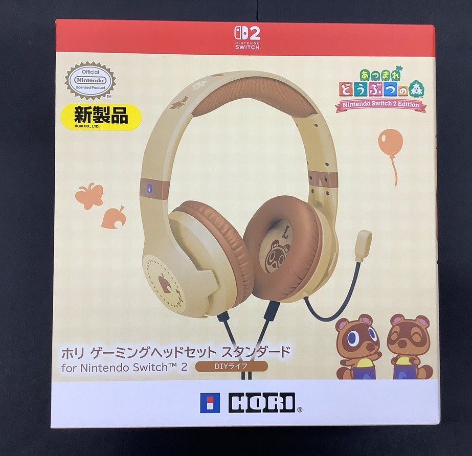 Animal Crossing HORI Gaming Headset Standard Nintendo Switch 2 DIY Life