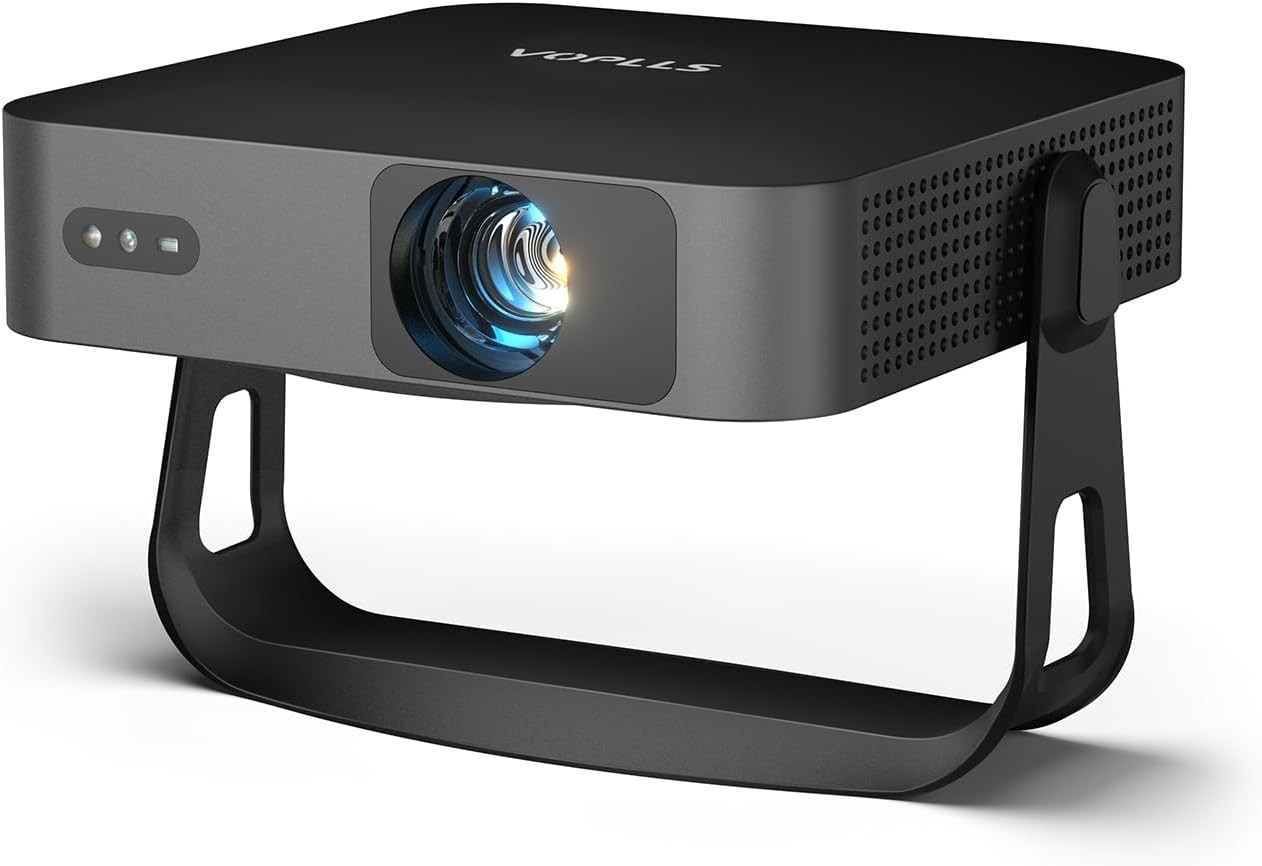 1.81" Smart Mini Projector with WiFi and Bluetooth, Auto Focus & Keystone Portab