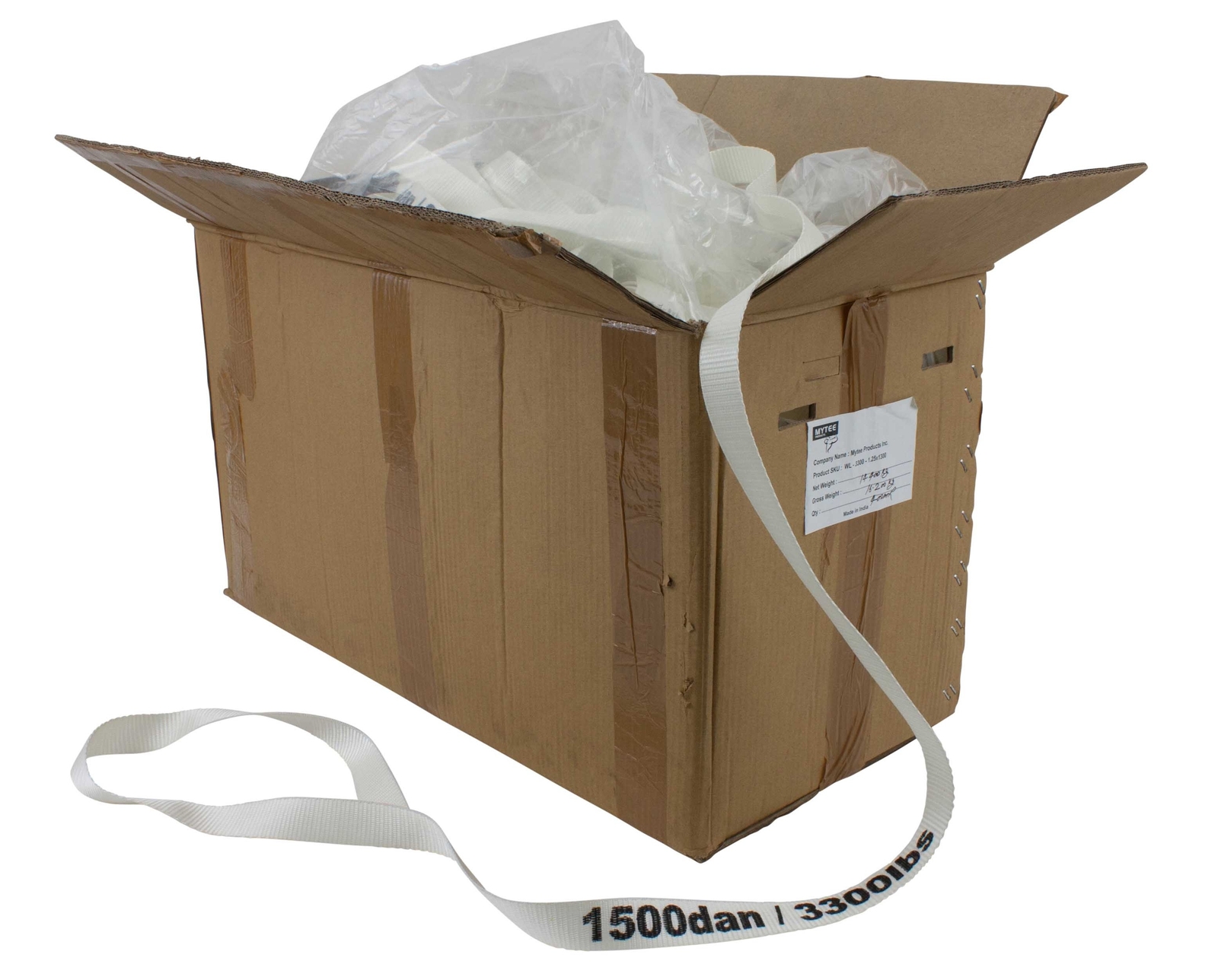 1-1/4" x 1312' Heavy Duty Woven Cord Strapping, 3,300 lbs. Breaking Strength