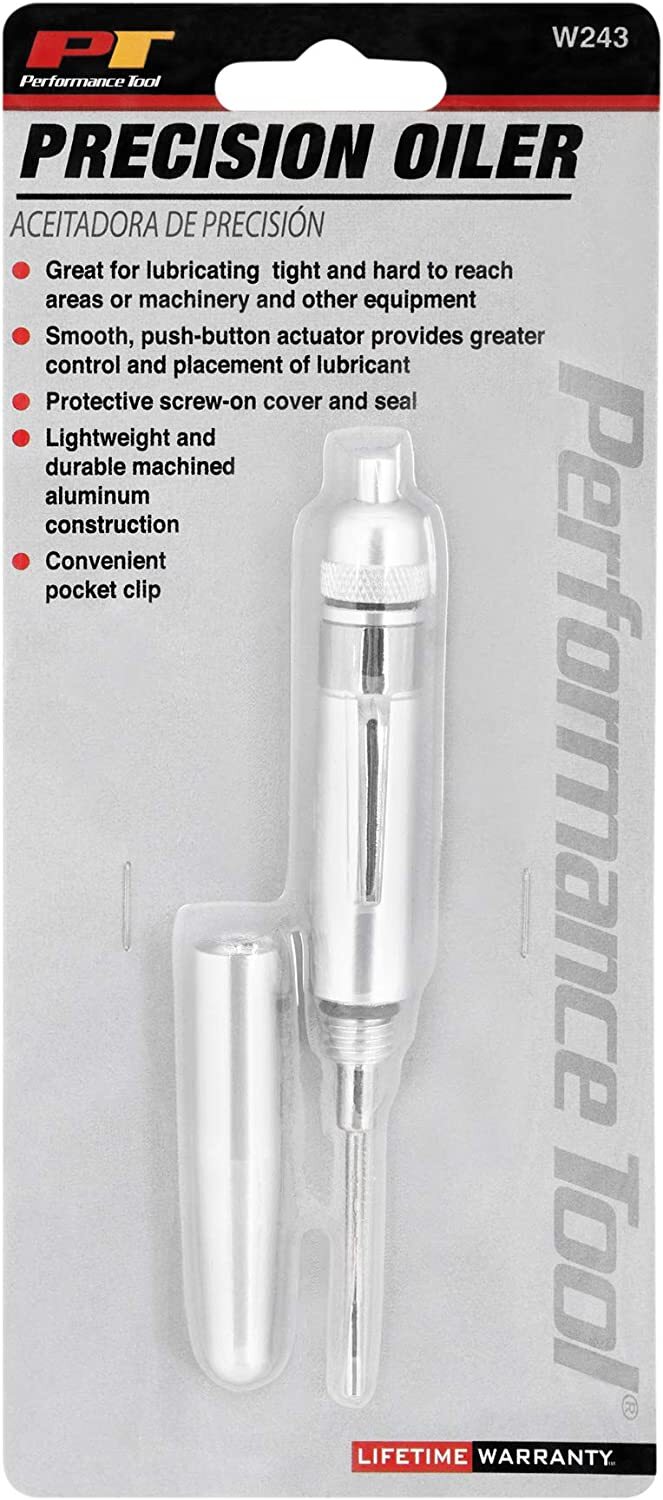 Performance Tool W243 Fine Precision Pump Oiler for Vehicle Engine Oils and L...
