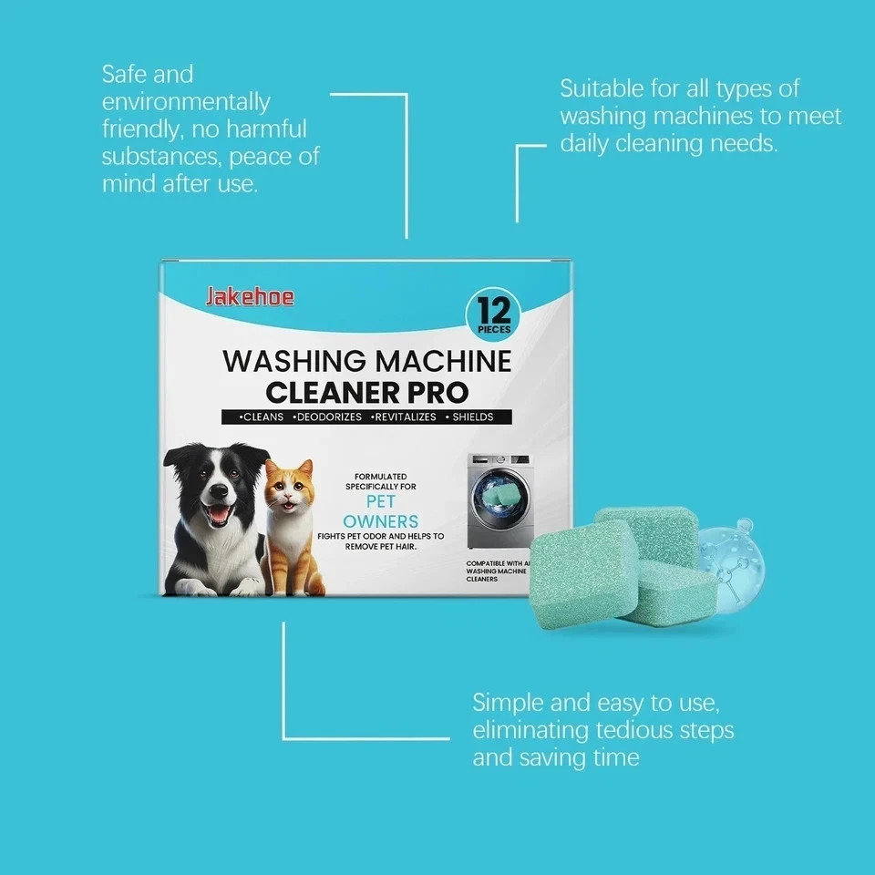 Uproot Clean Washing Machine Cleaner Tablets - 12 Pack