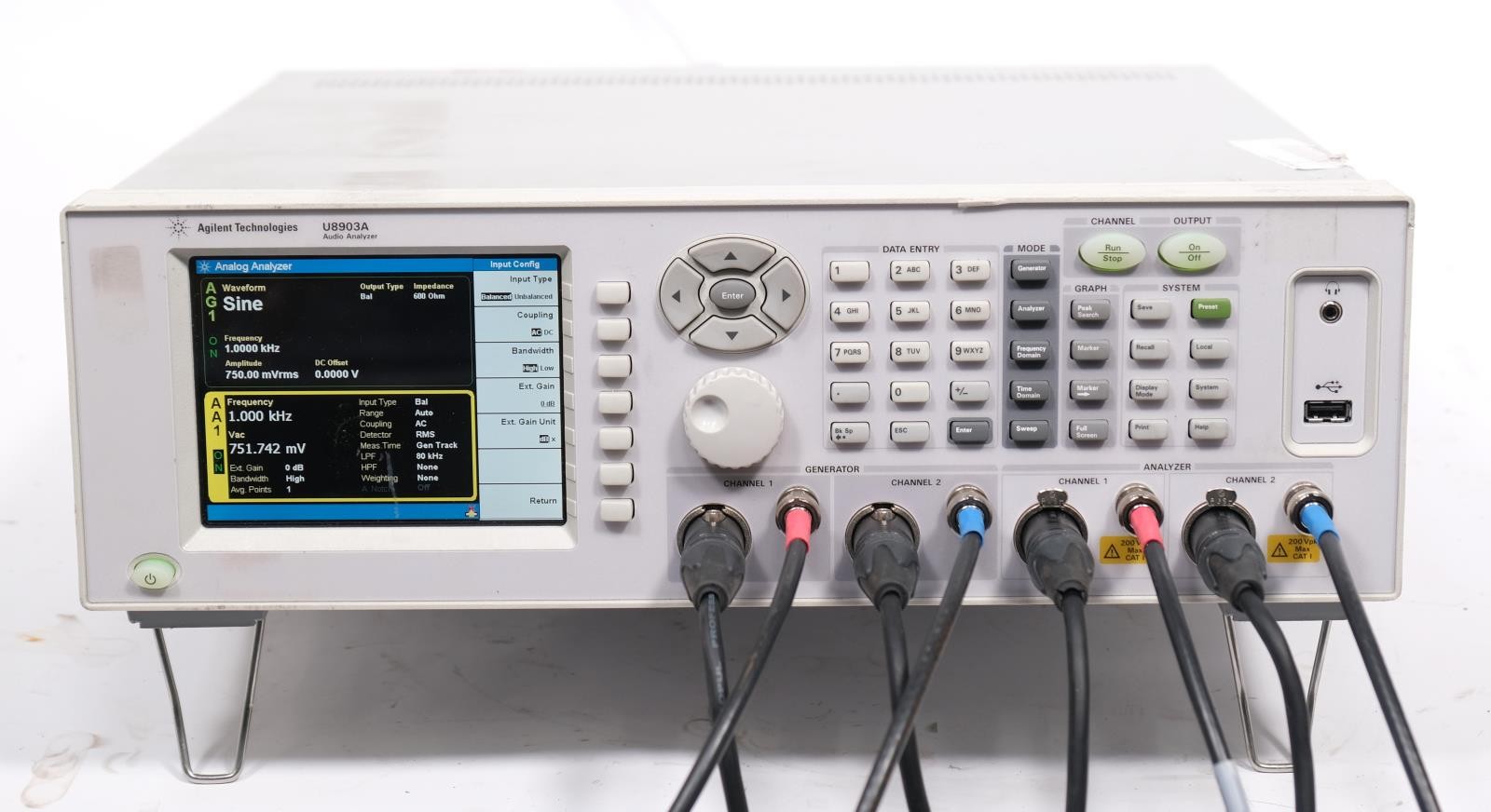 Agilent / Keysight U8903A 10 Hz to 100 kHz Digital/Analog Audio Analyzer
