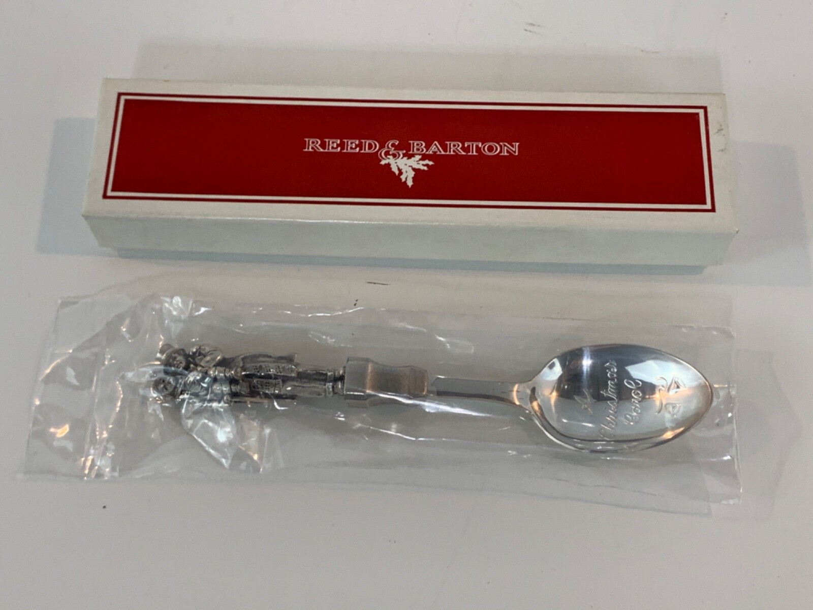 Reed and Barton Silverplate “A Christmas Carol” 1st Edition Spoon with Orig. Box