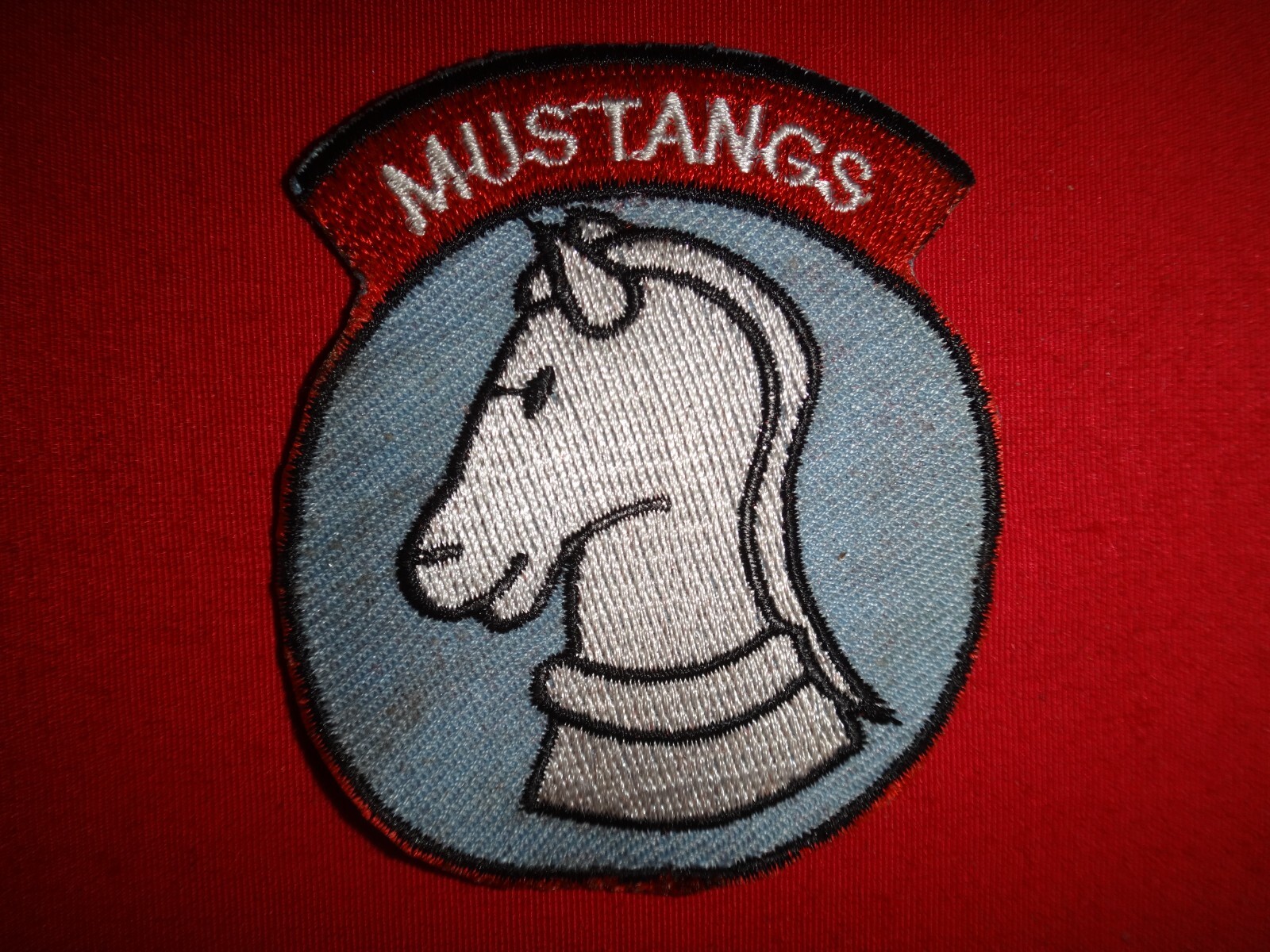 Vietnam War US D Troop 1st Squadron 4th Cavalry Regiment MUSTANGS Patch