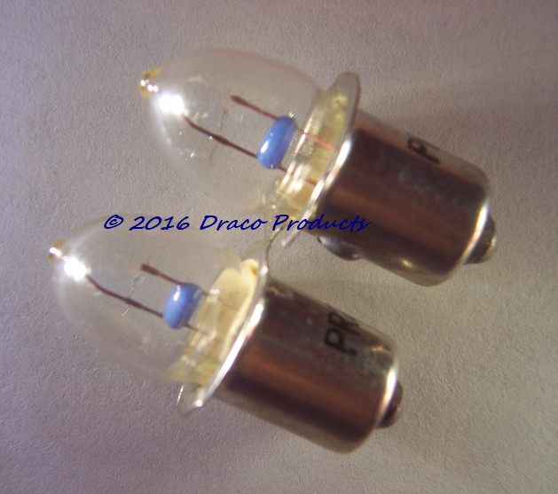 2X PR30 Bulb Lamp 3.75V .86A for Three 3D Size "D" NiCAD or Alkaline Flashlights