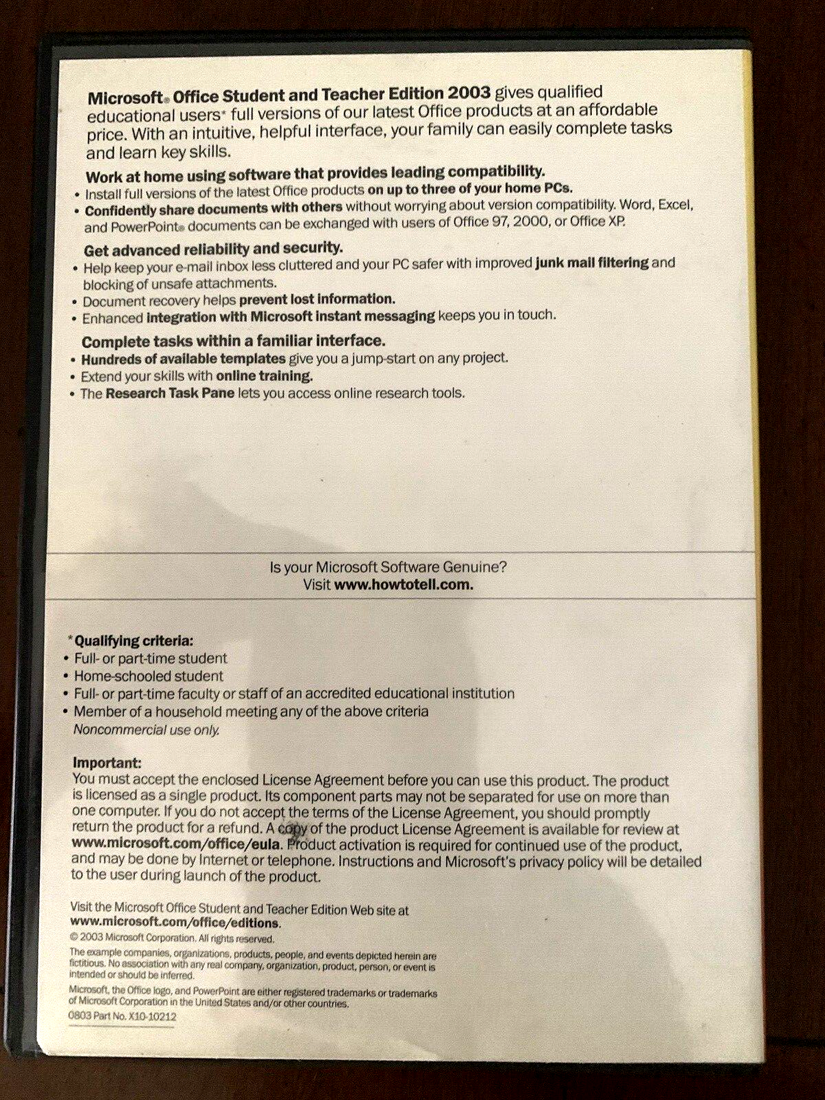 Microsoft Office Student And Teacher Edition 2003 Full Version With Product Key