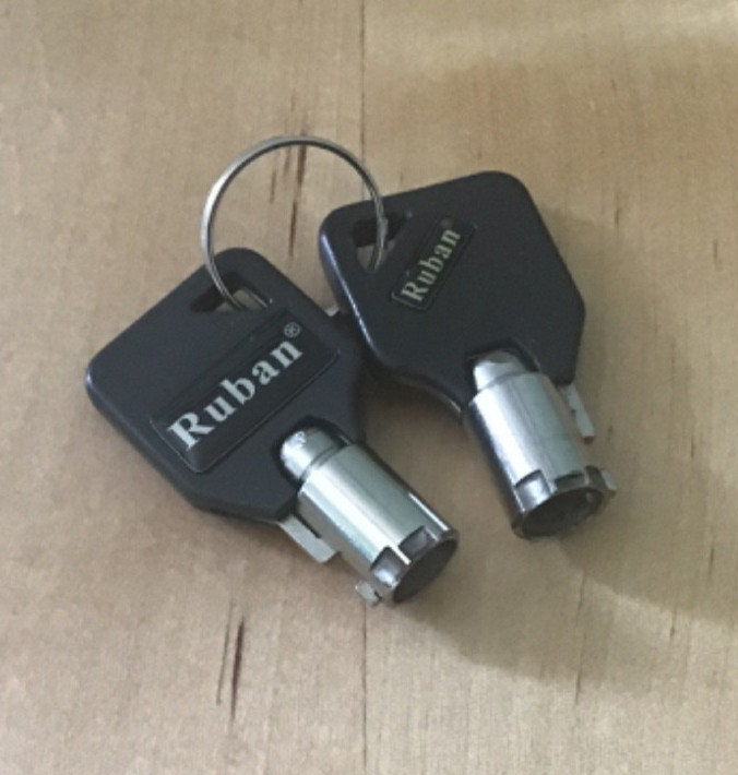 Laptop Lock, Ruban Cable, with Keys and 6 ft long cable