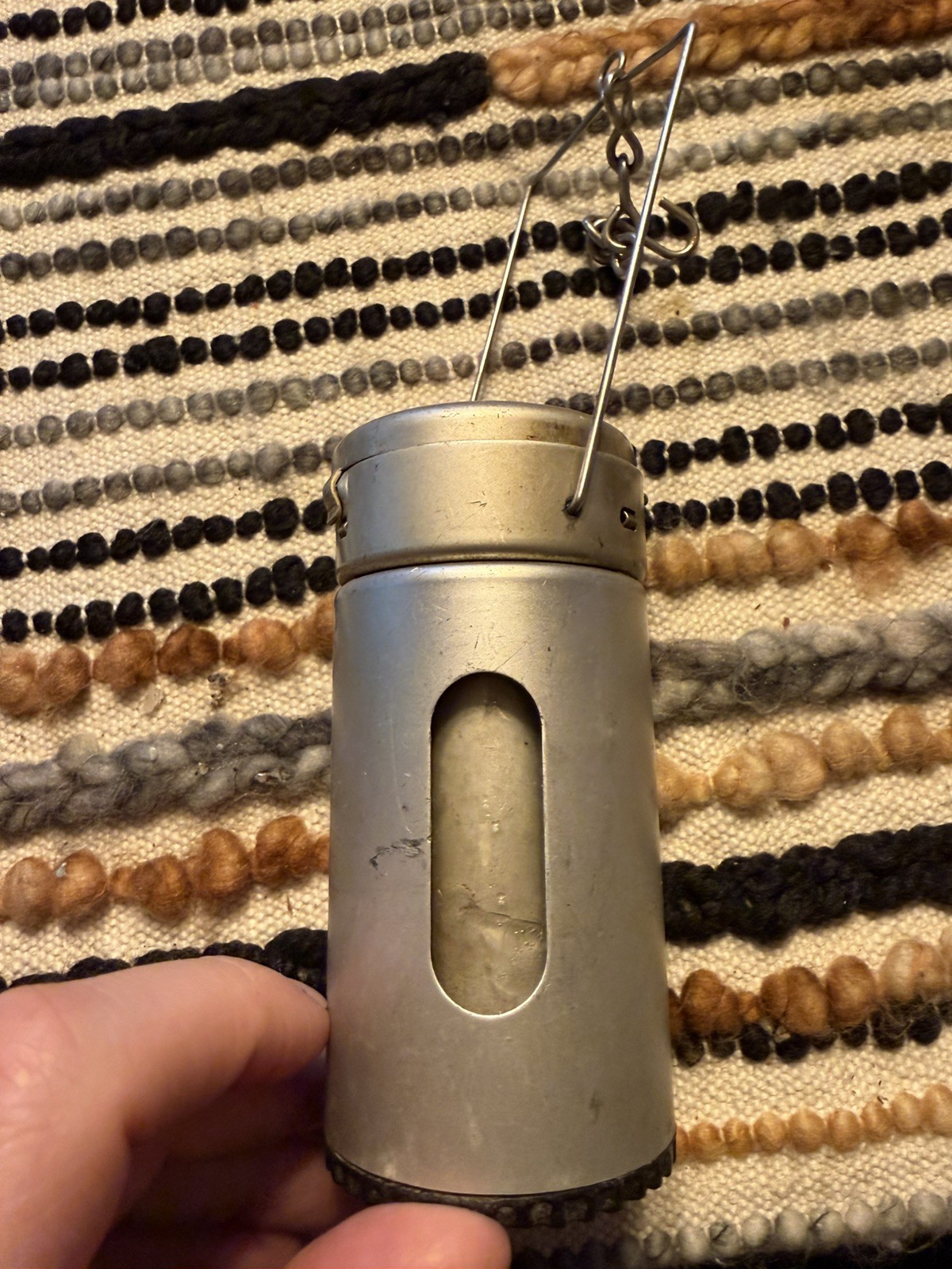 Vintage LL Bean Alpine Hanging Lantern Aluminum Camping Freeport Item 5279