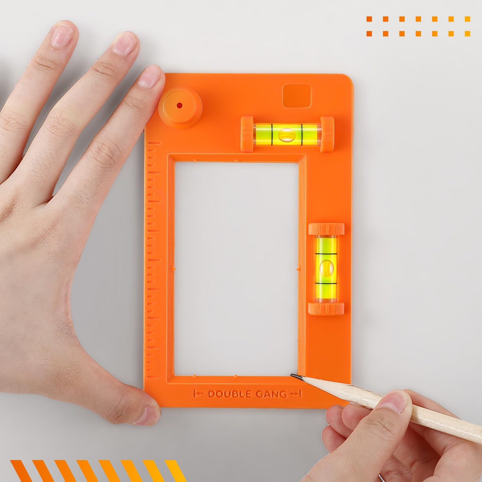 Low Voltage Mounting Bracket Template, Horizontal or Vertical Mounting Templa