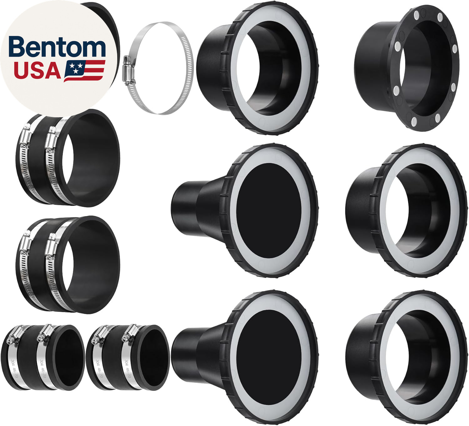4" Magnetic Dust Collection Fittings for Dust Collectors Woodwork Shop Vacuum Ho