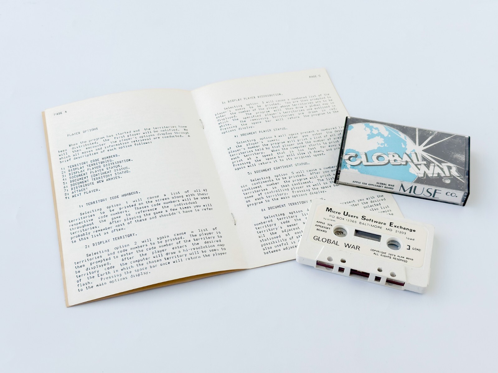 Global War - MUSE Software (Micro Users Software Exchange) - 1979 / Apple II