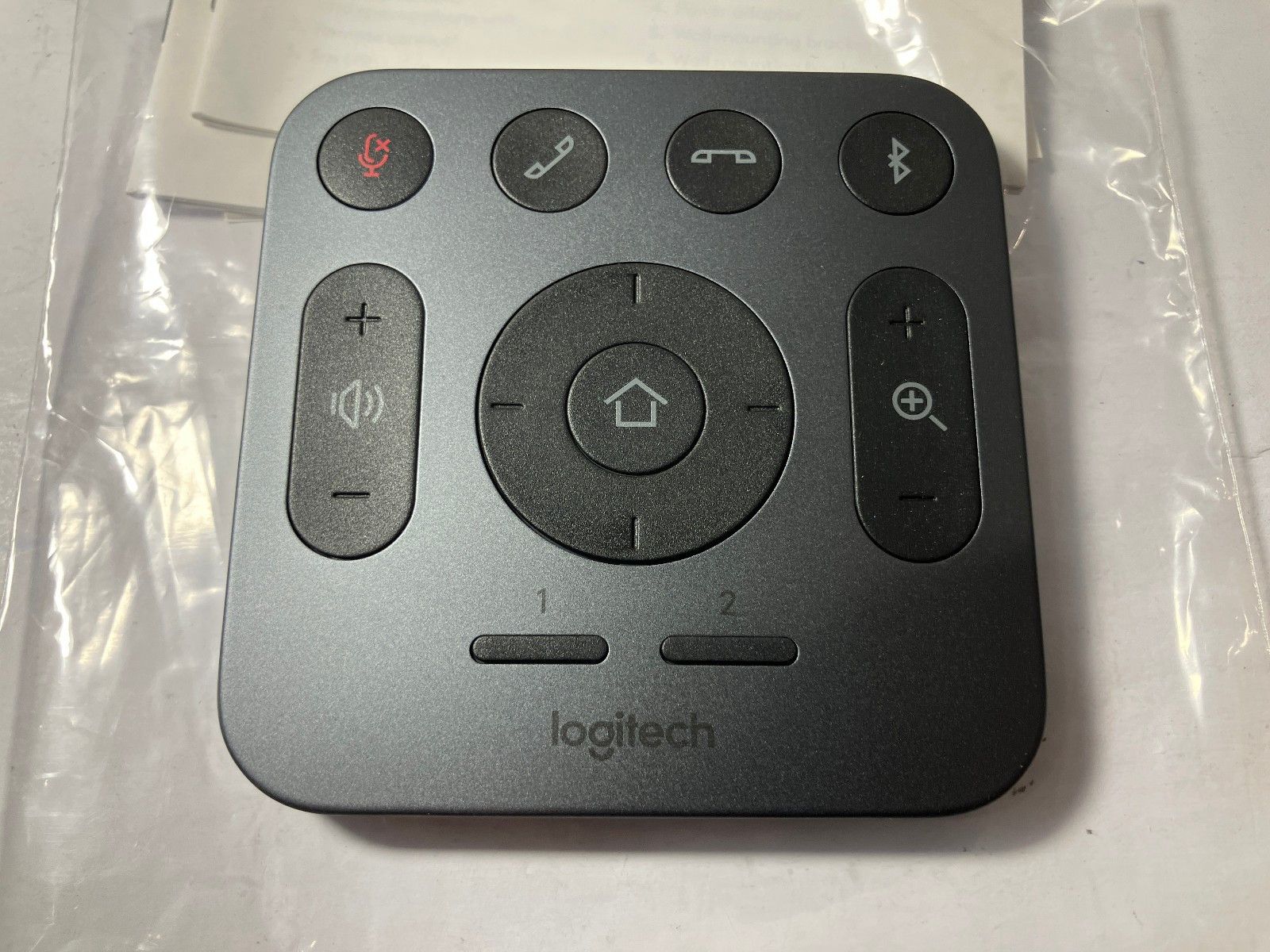 Logitech Meetup Remote Control 993-001389 Accessory Kit, Remote, Cable +More NEW