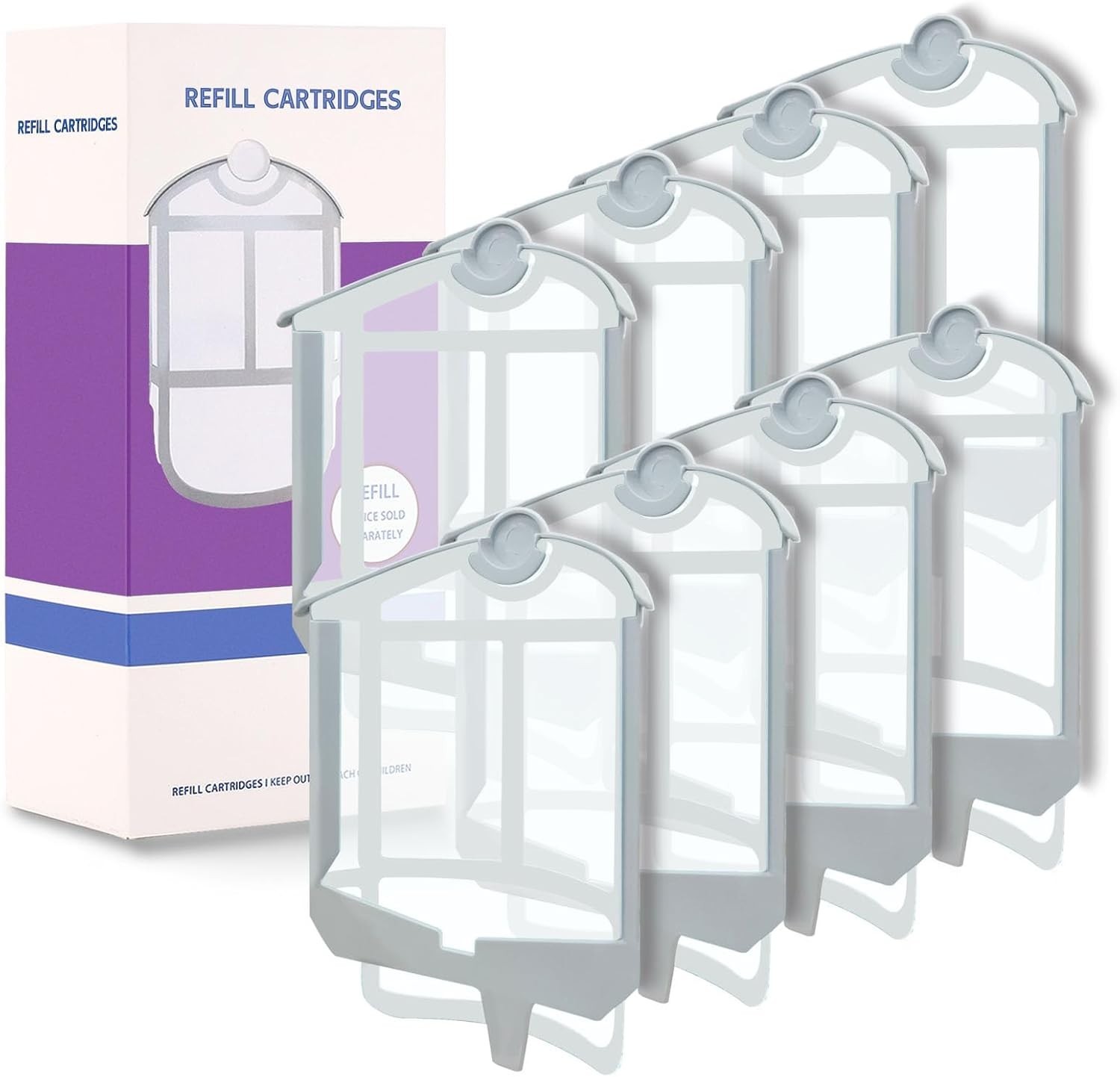 Refill Cartridge Compatible with Zevo Plug-in Light M364 M364A and Max, 8 Pack