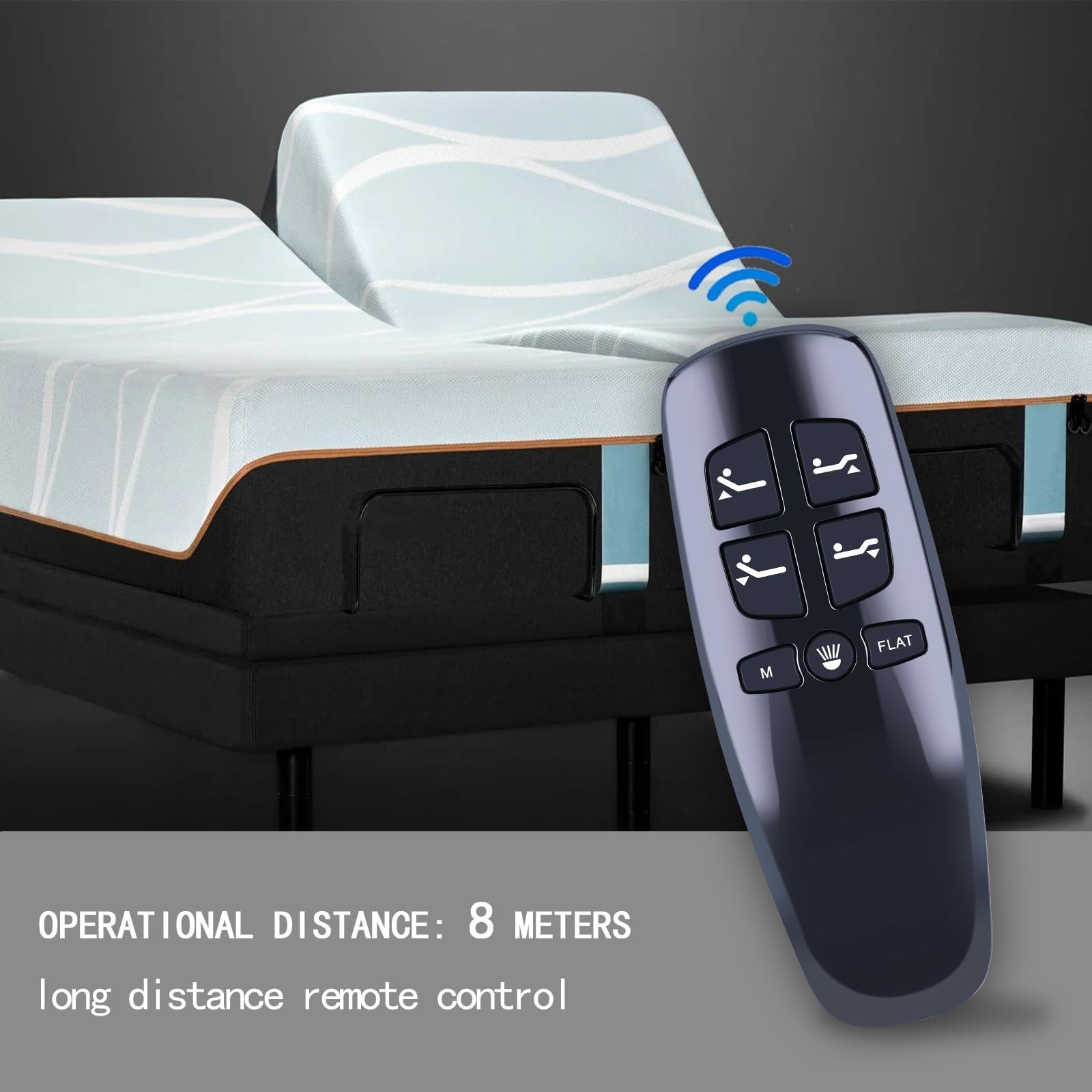 Replacement Remote Control for Lucid L300 Adjustable Bed - Compatible & Custom F
