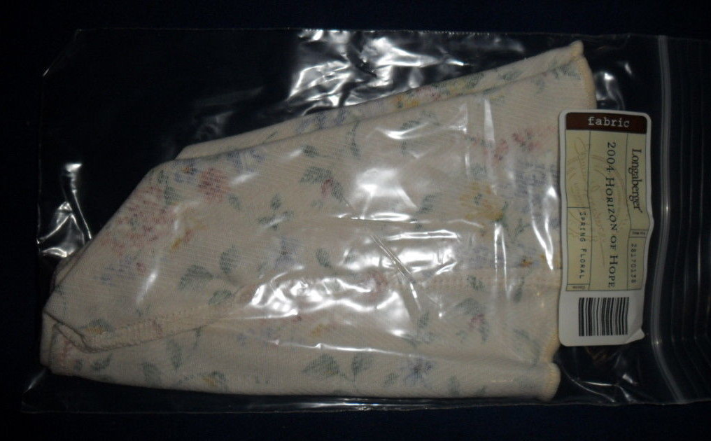 Longaberger 2004 Horizon of Hope Basket Fabric Liner in Spring Floral #28170138
