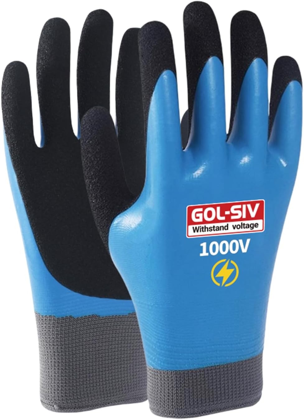 Electrician Gloves 1000V High Voltage,ASTM D120 Certified & Double Insulated
