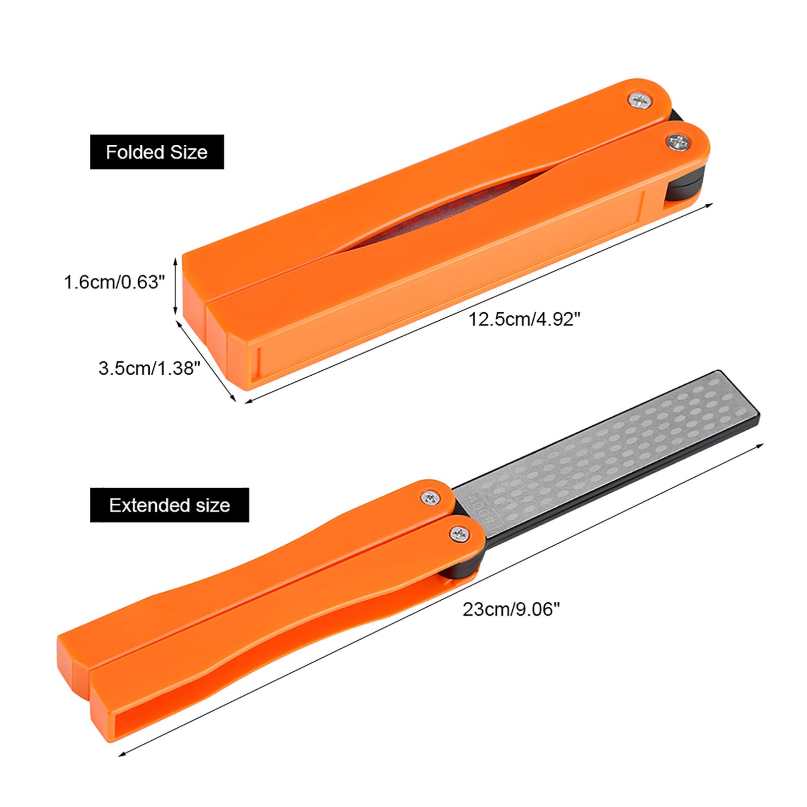 Outdoor Camping Folding Double Sided 400/600 Sharpener Stone Whetstone