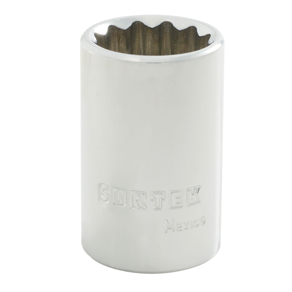 Surtek F5829M 1/2" Drive 12-Point Metric Deep Socket 29mmChrome Finish