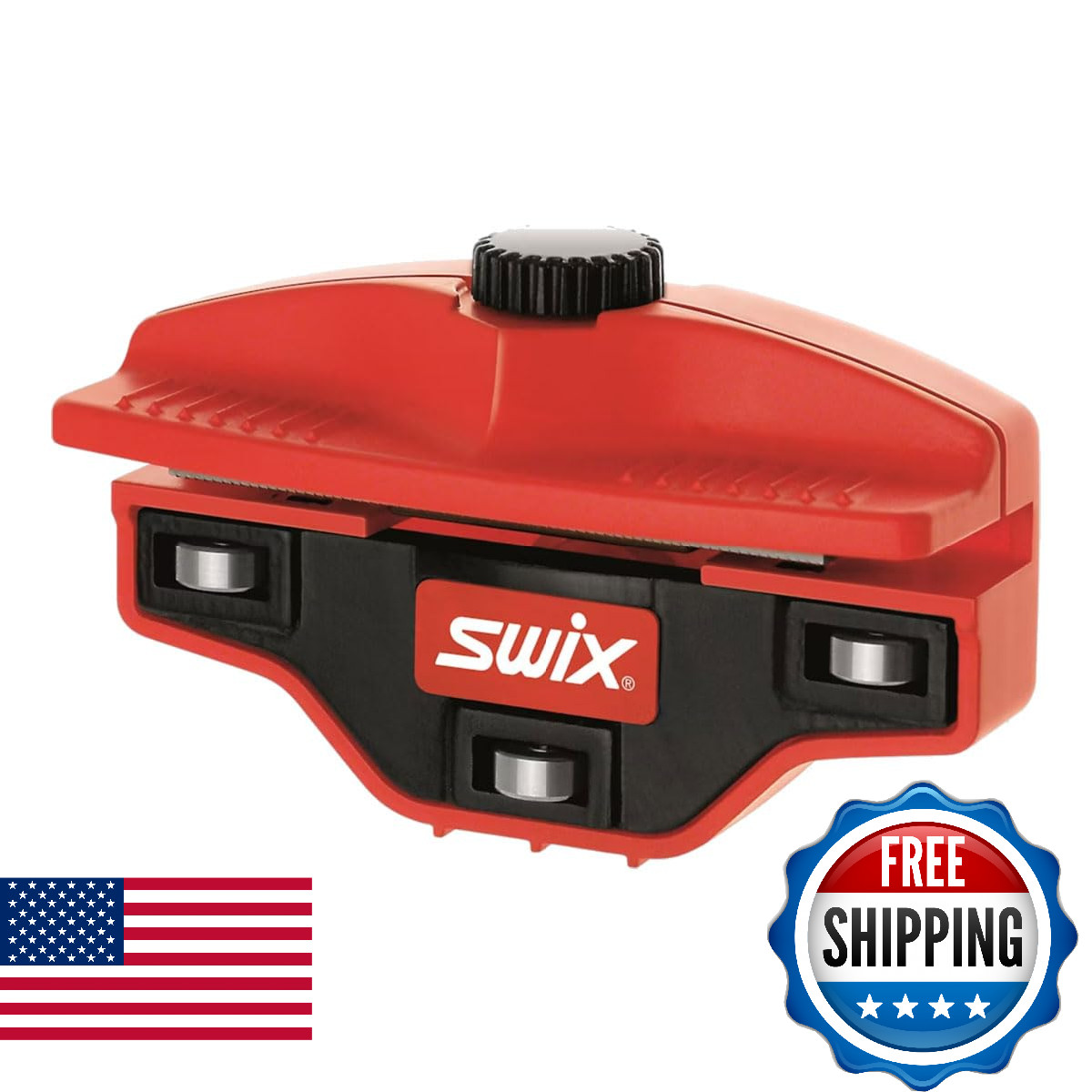 Swix Roller Sharpener File Guide w/ Ball Bearings for Ski/Snowboard Edges