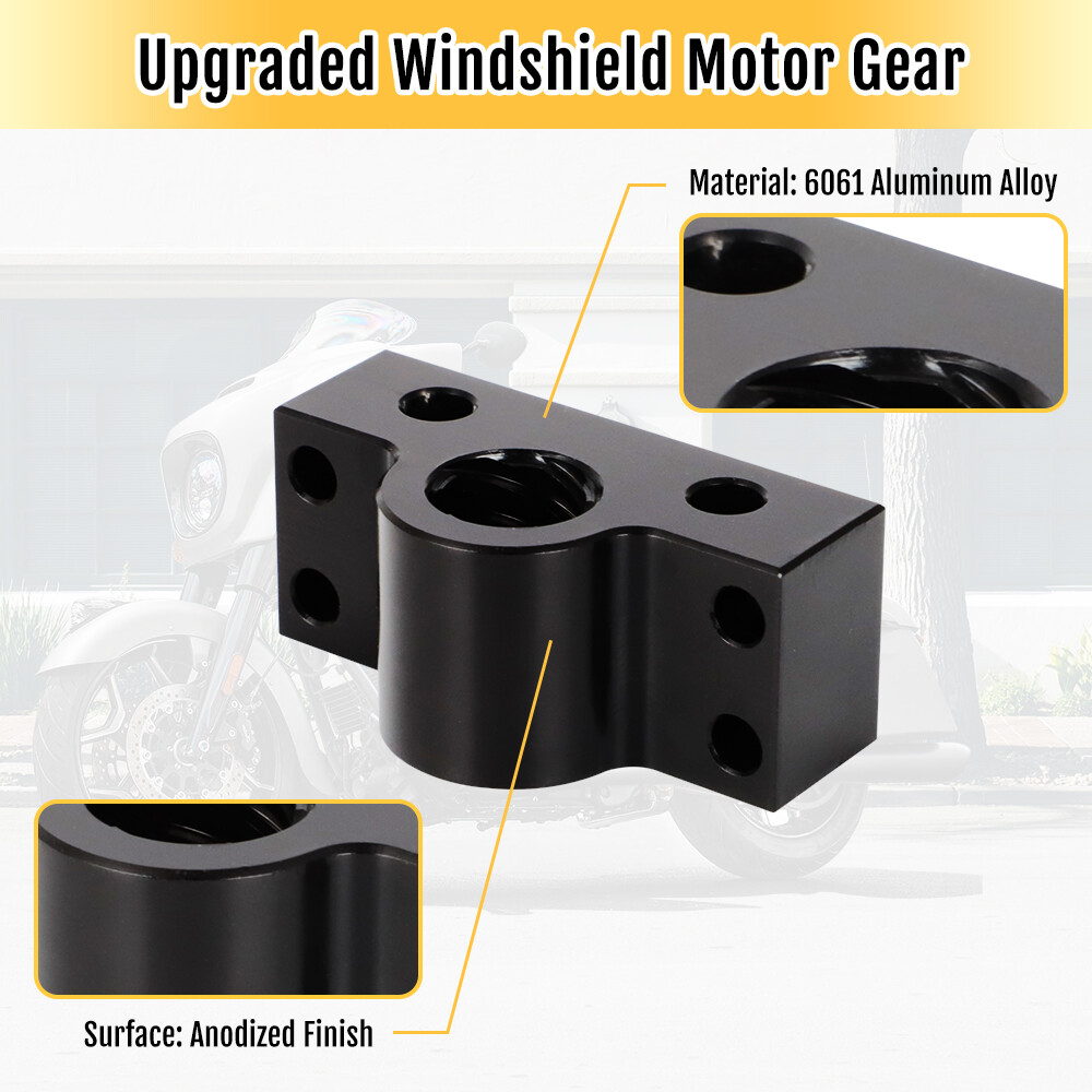 For Indian Challenger Chieftain Roadmaster Front Windshield Motor Gear 2018-2022