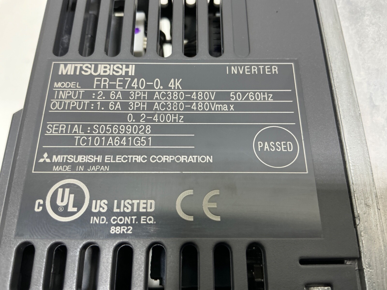 MITSUBISHI FR-E740-0.4K INVERTER DRIVE